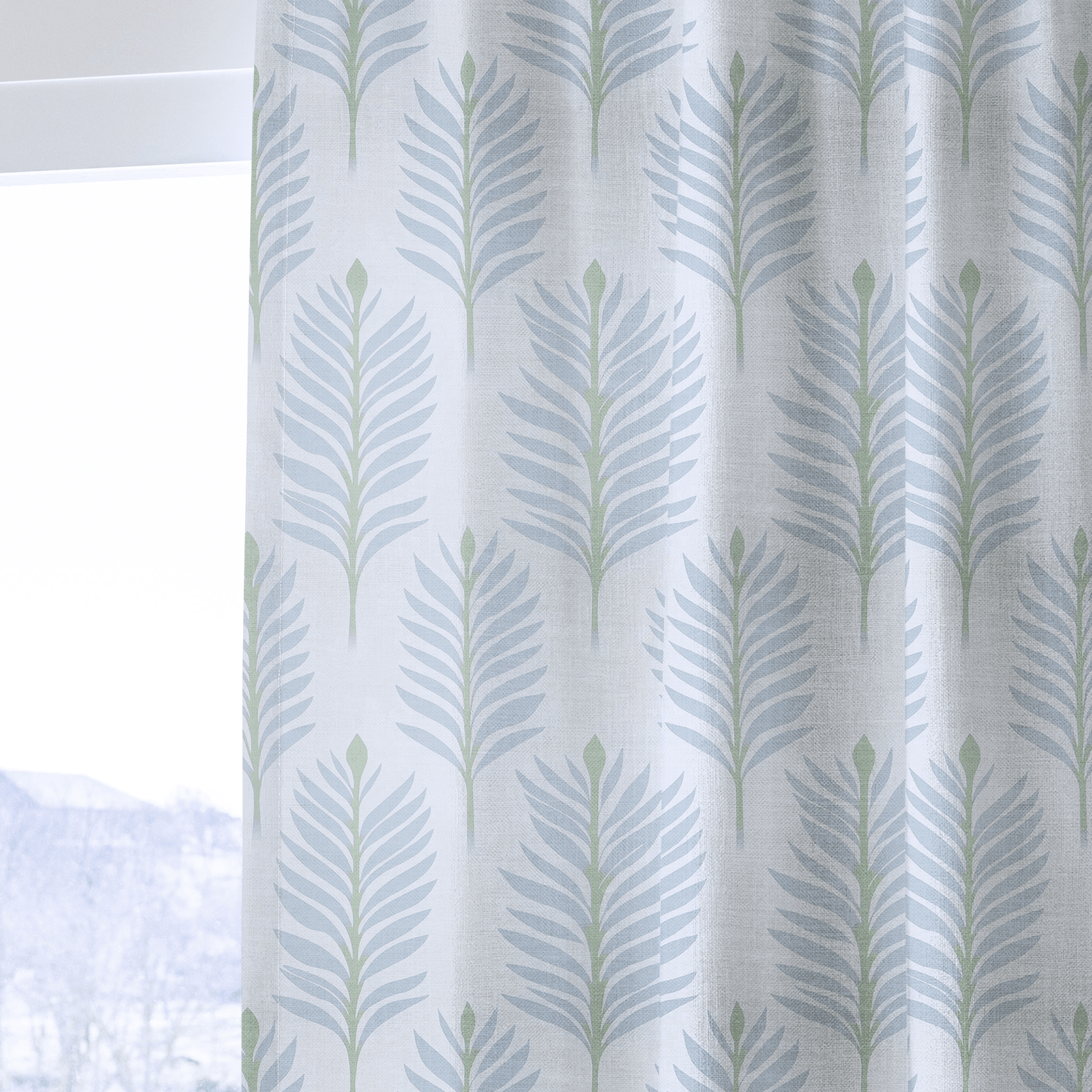 Palm Promenade - Drapery - Benton Lane Home - Lemon Park
