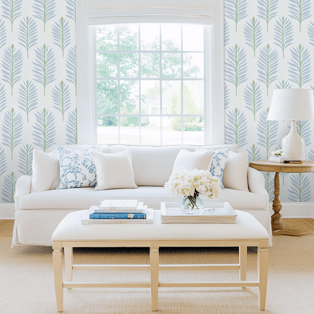 Palm Promenade Wallpaper - Benton Lane Home - Lemon Park