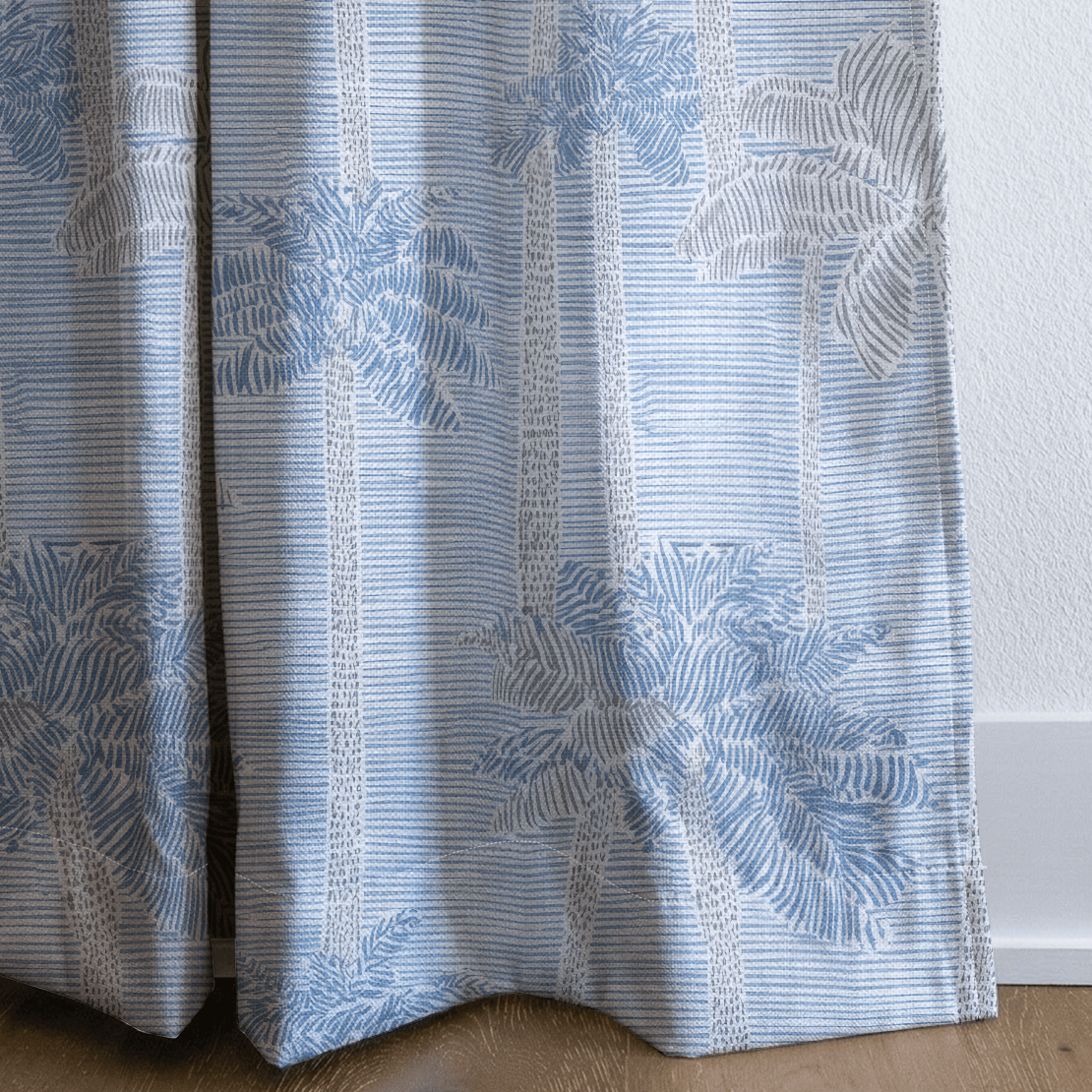 Palm Sketch - Drapery - Benton Lane Home - Lemon Park