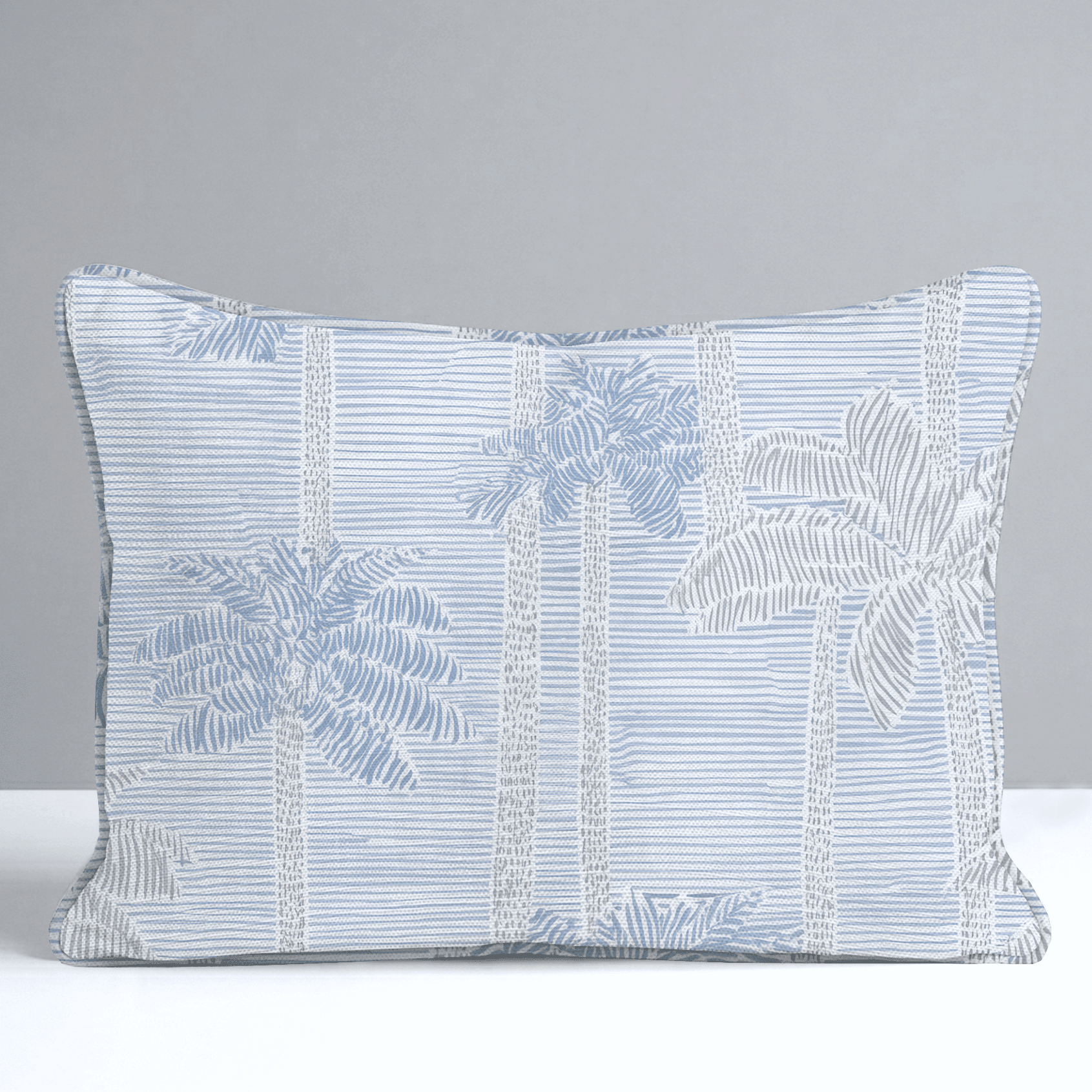 Palm Sketch Throw Pillow - Benton Lane Home - Lemon Park