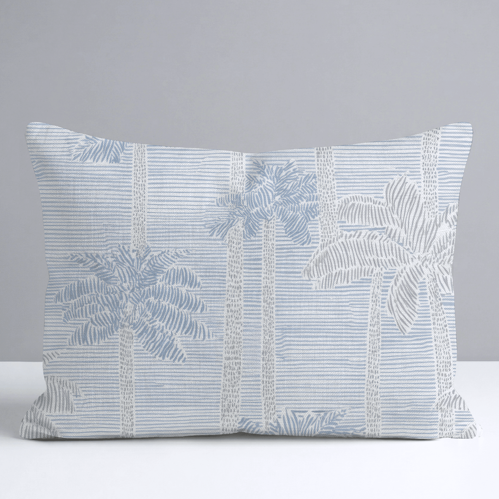 Palm Sketch Throw Pillow - Benton Lane Home - Lemon Park