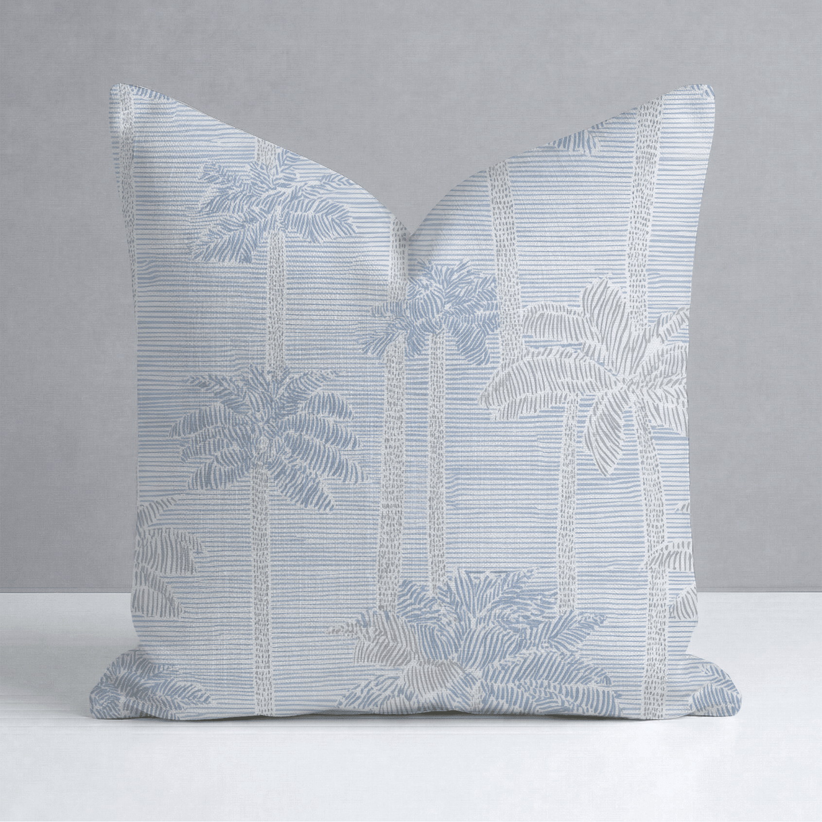Palm Sketch Throw Pillow - Benton Lane Home - Lemon Park
