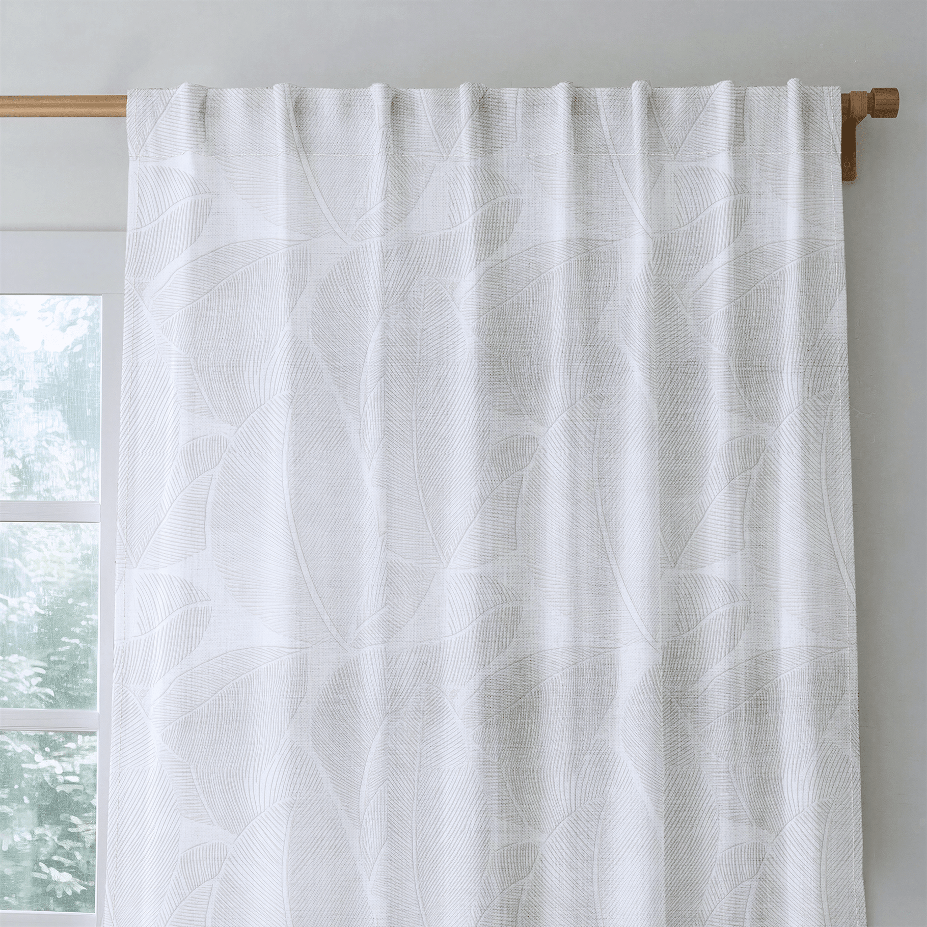 Palm Sway - Drapery - Benton Lane Home - Lemon Park