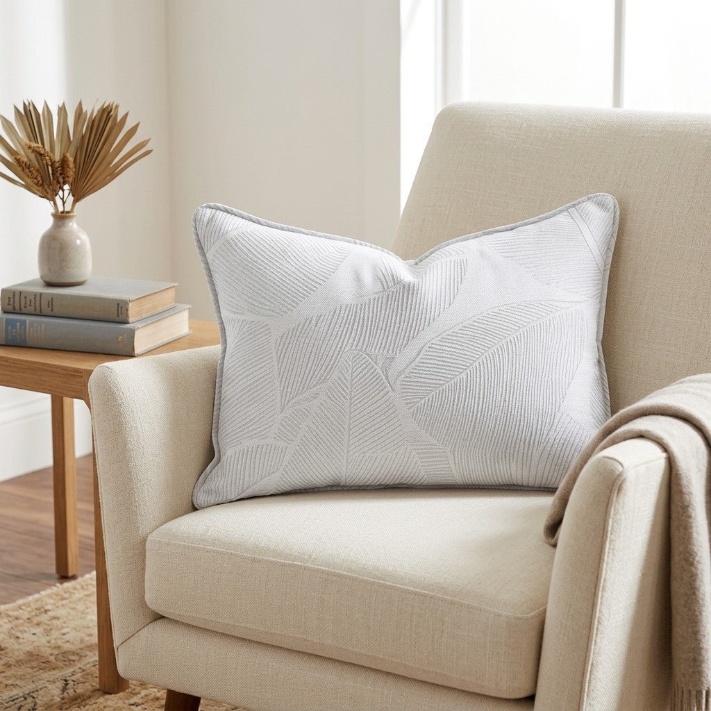 Palm Sway Throw Pillow - Benton Lane Home - Lemon Park
