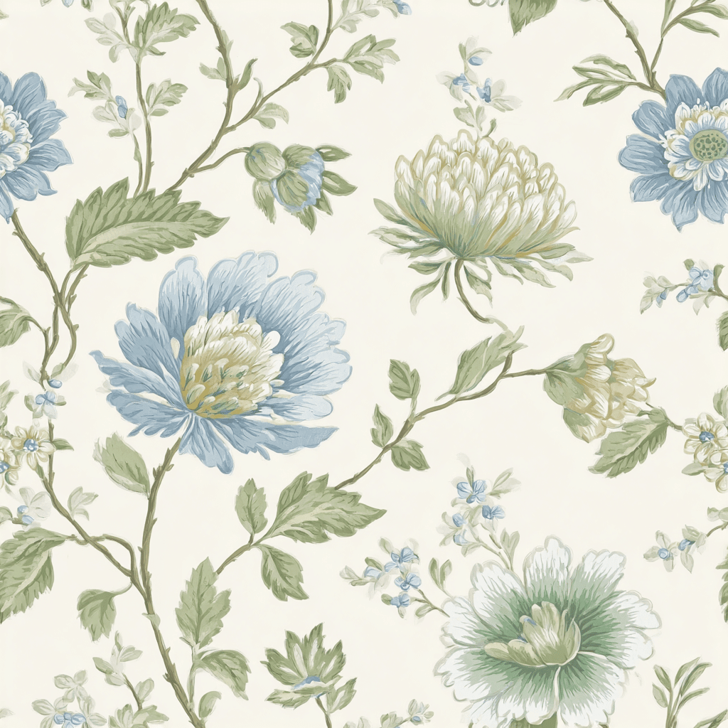 Palmer Florals Wallpaper - Painted Paper