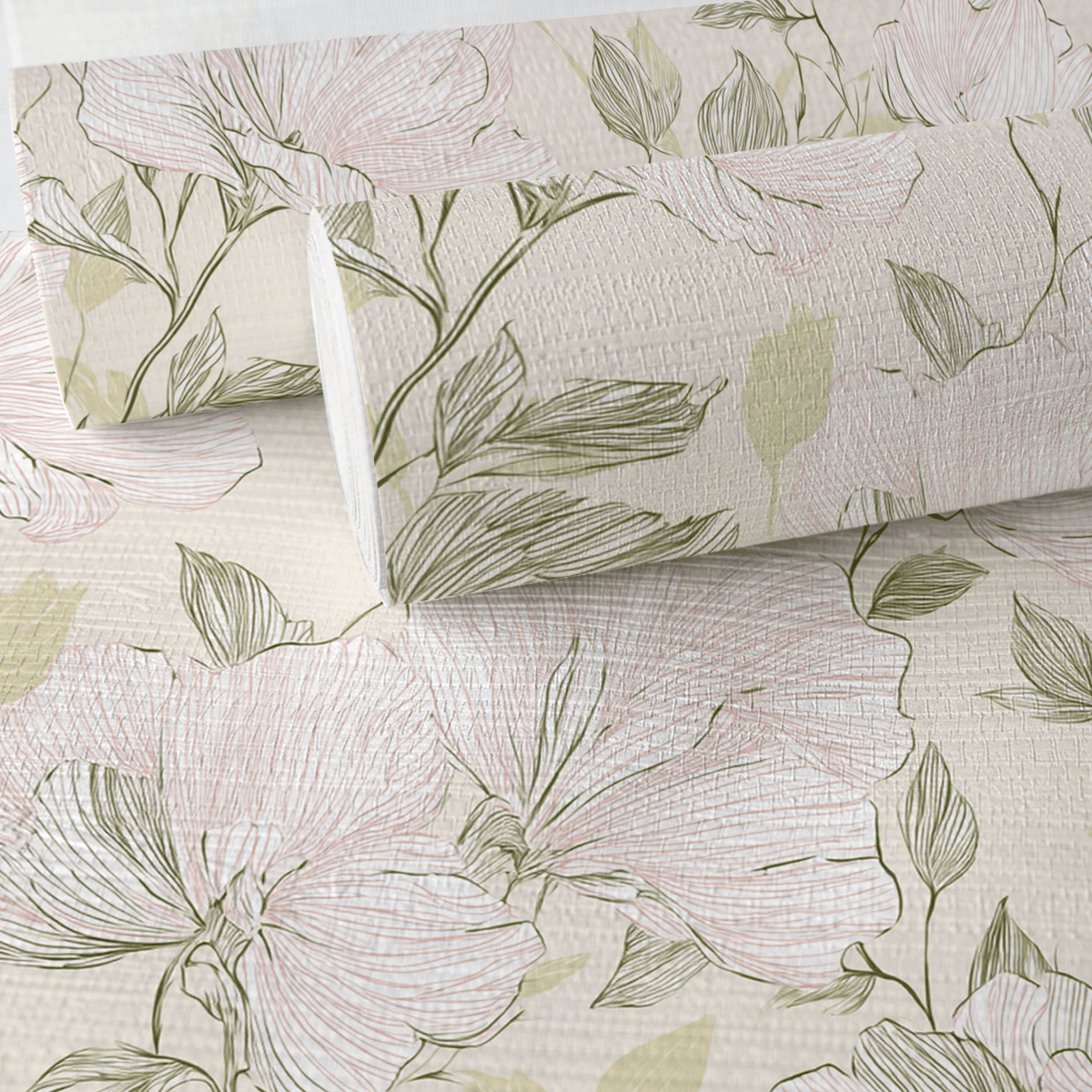 Pamper Faux Grasscloth Wallpaper - Lemon Park