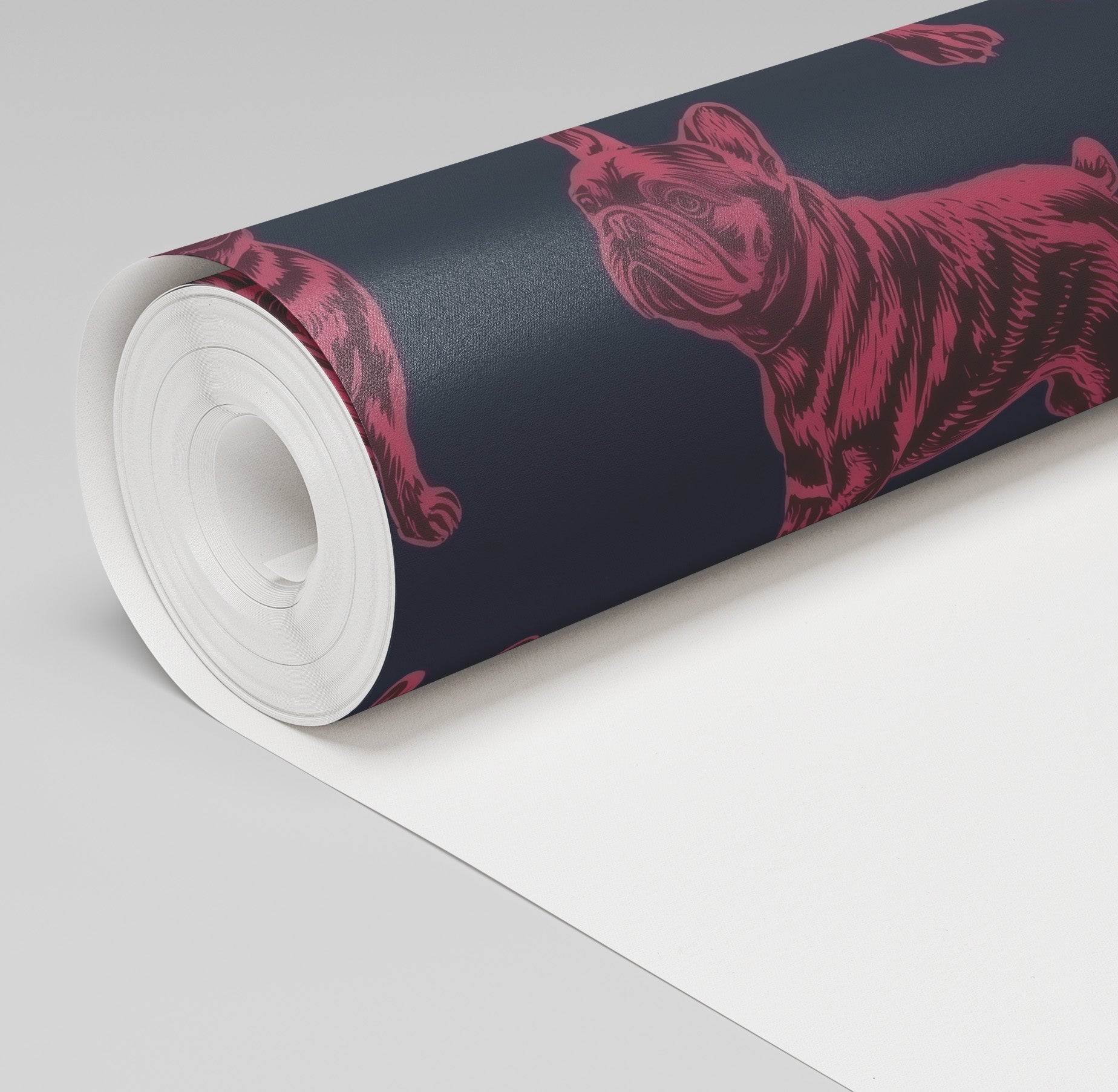 Pardon My Frenchie Wallpaper - Benton Lane Home - Painted Paper