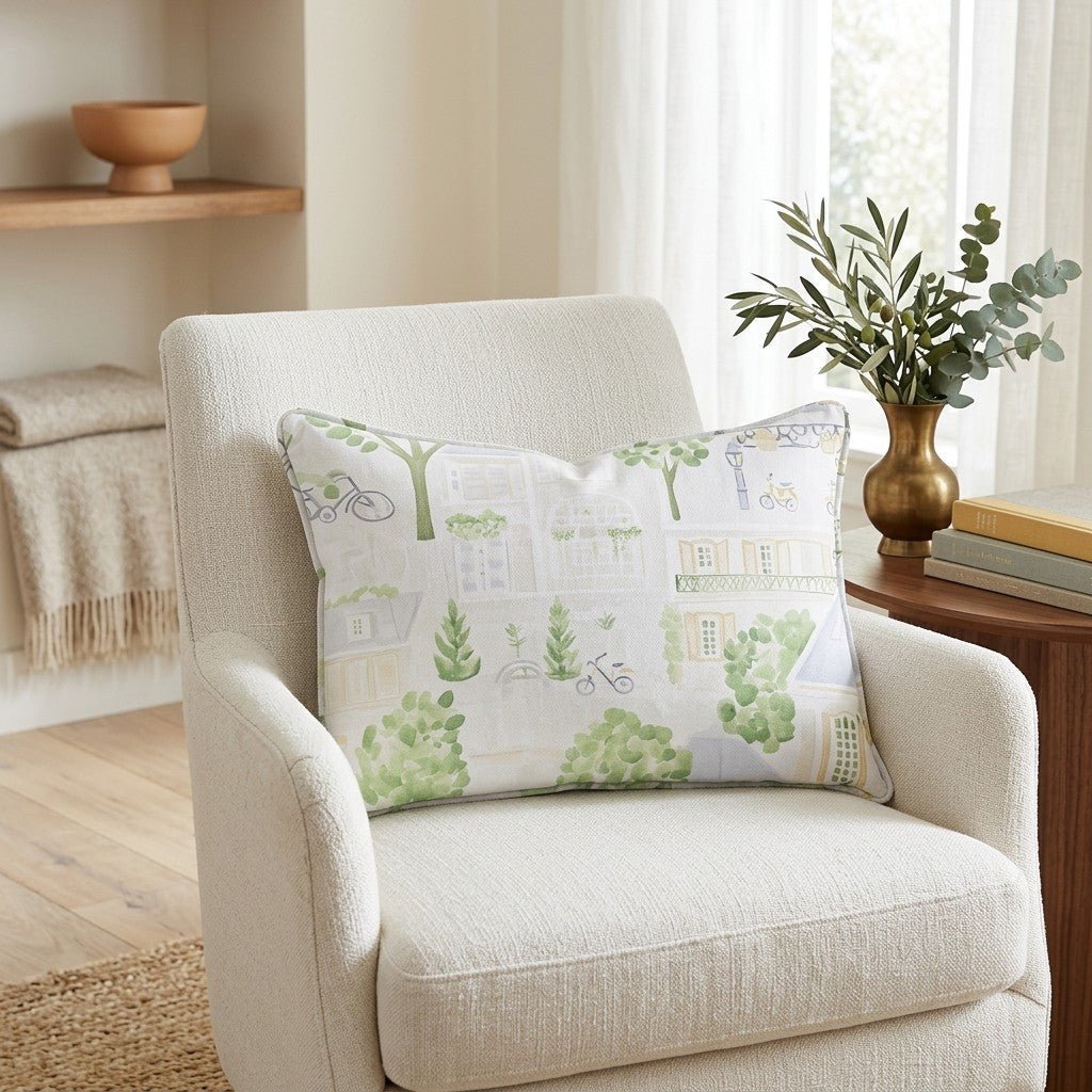 Park Ave Throw Pillow - Benton Lane Home - Lemon Park