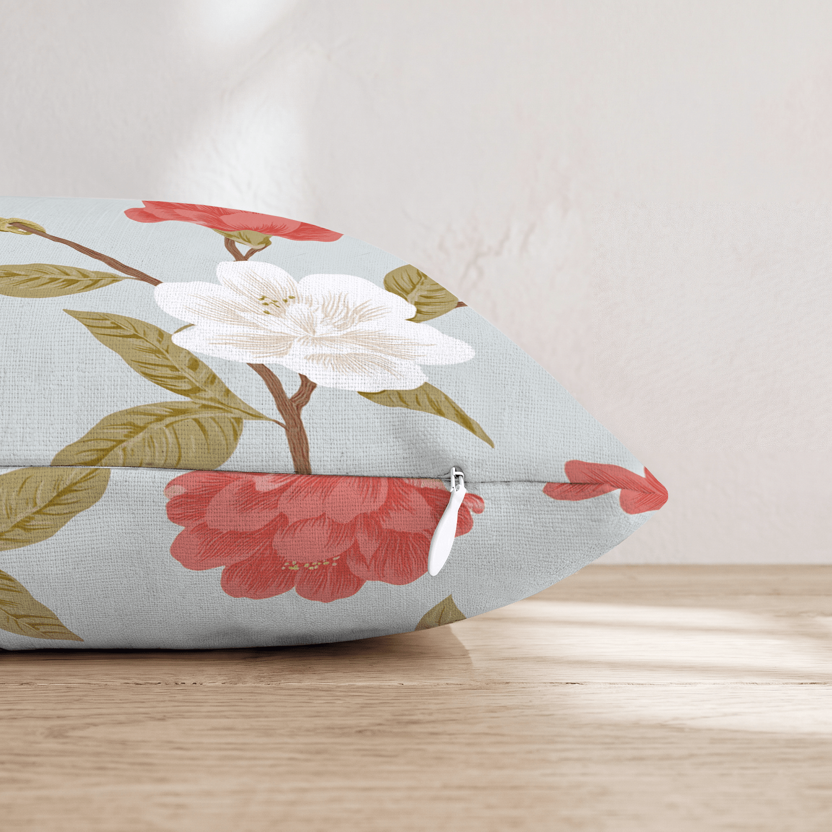 Parrot in Paradise Throw Pillow - Hillcroft Home