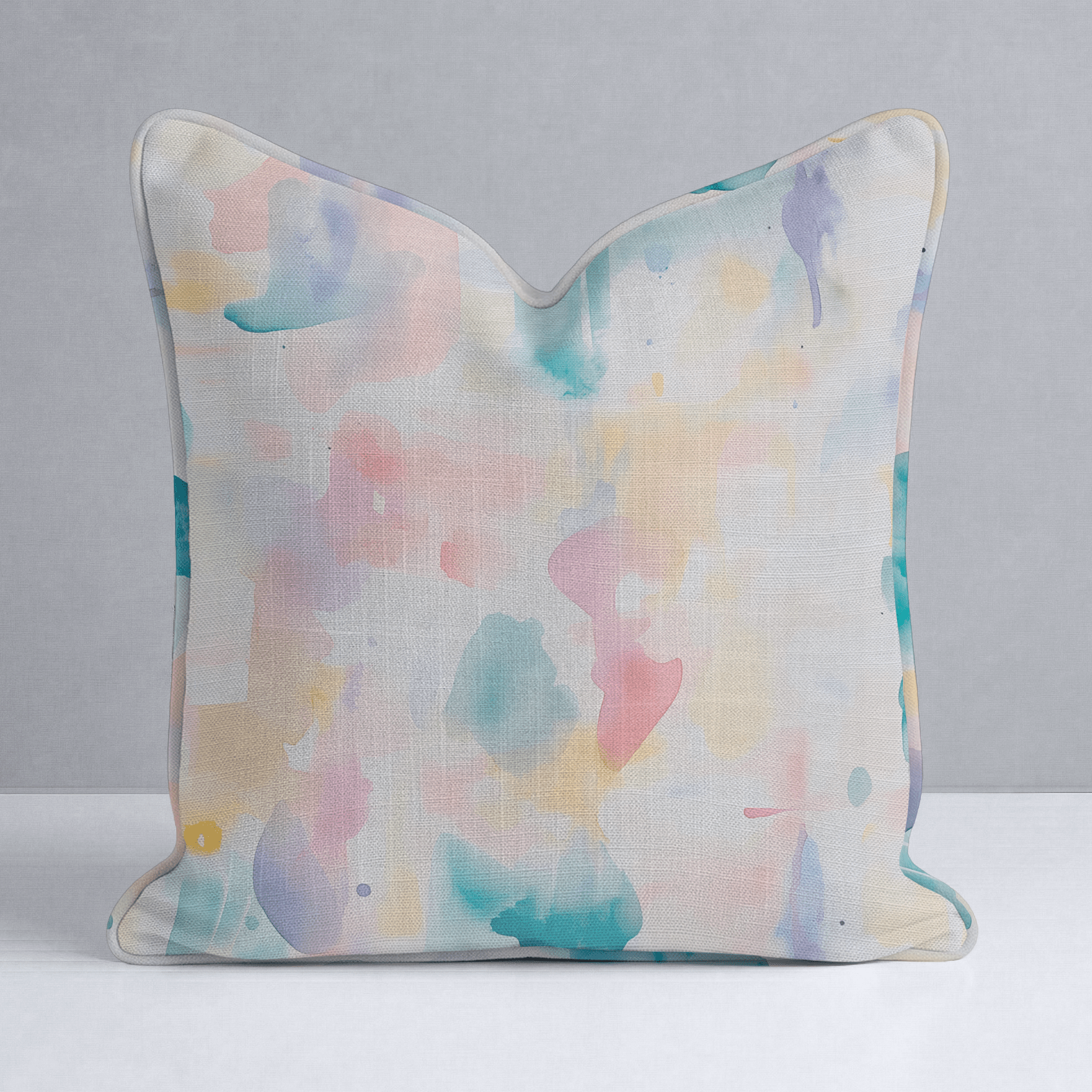 Pastel Dreams Throw Pillow - Lemon Park
