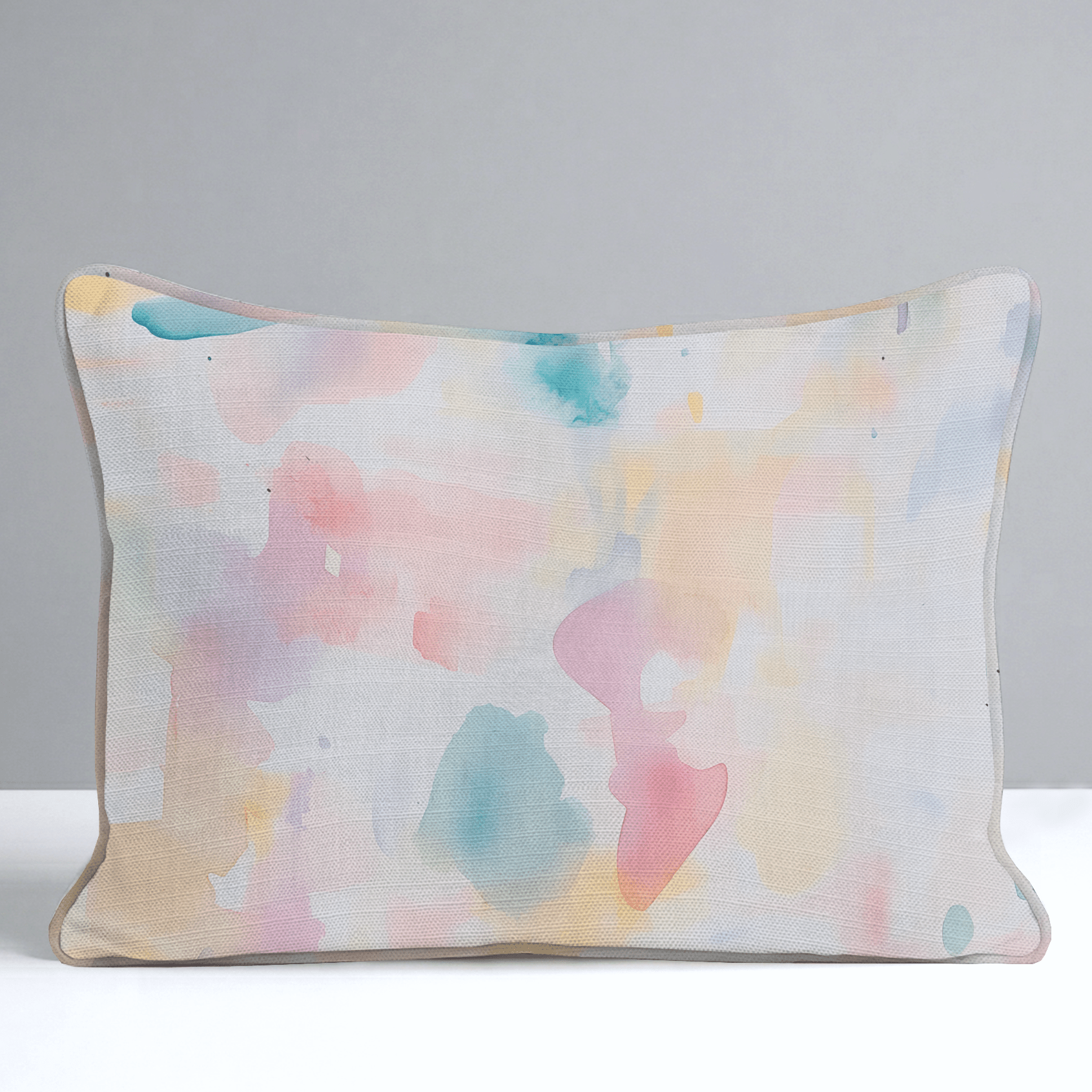 Pastel Dreams Throw Pillow - Lemon Park