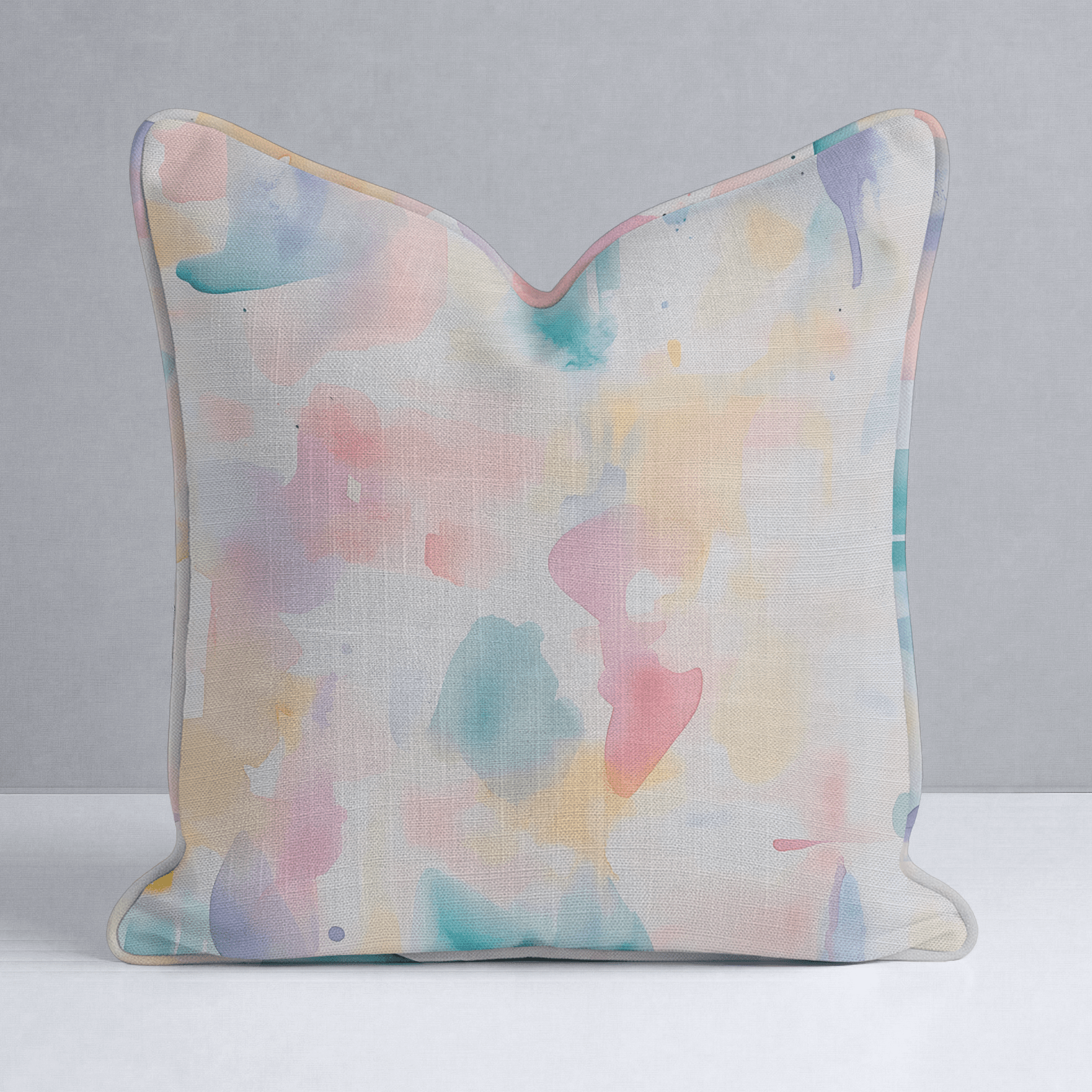 Pastel Dreams Throw Pillow - Lemon Park