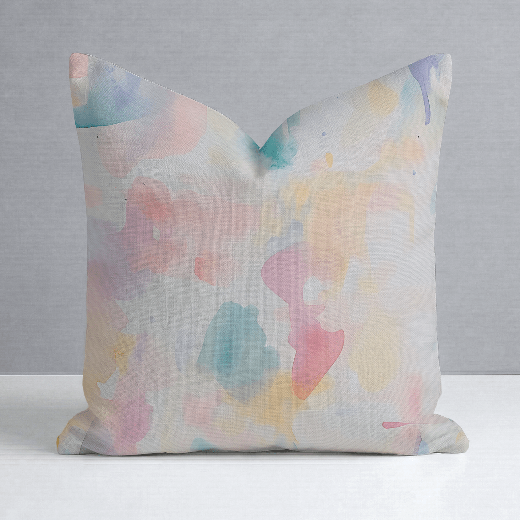 Pastel Dreams Throw Pillow - Lemon Park