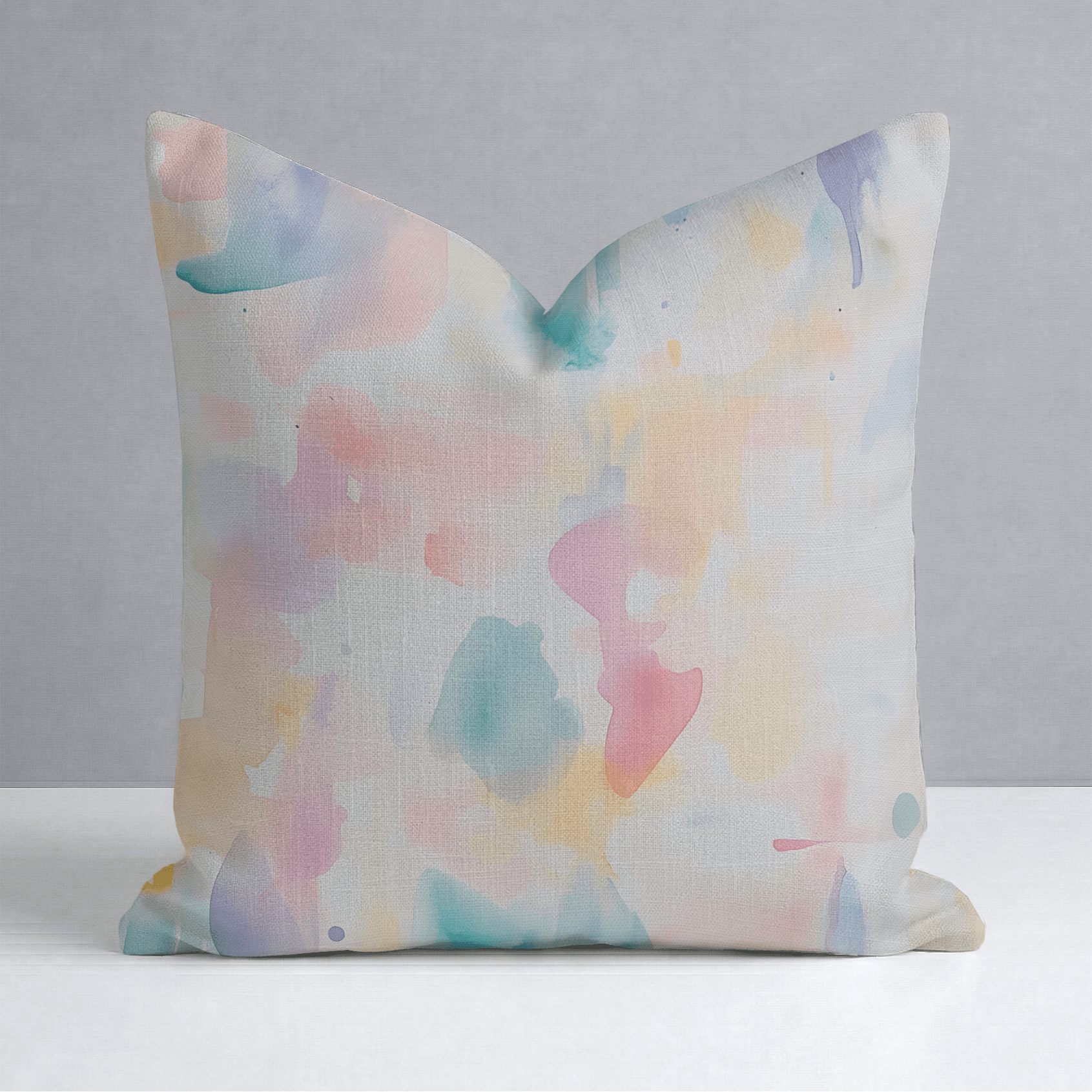 Pastel Dreams Throw Pillow - Lemon Park