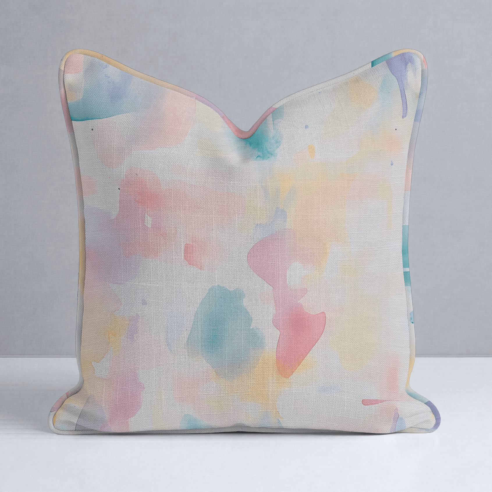 Pastel Dreams Throw Pillow - Lemon Park