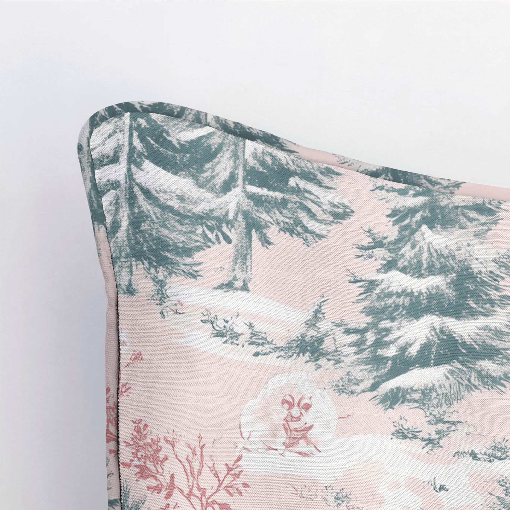 Pastel Frost Toile Throw Pillow - Benton Lane Home - Lemon Park