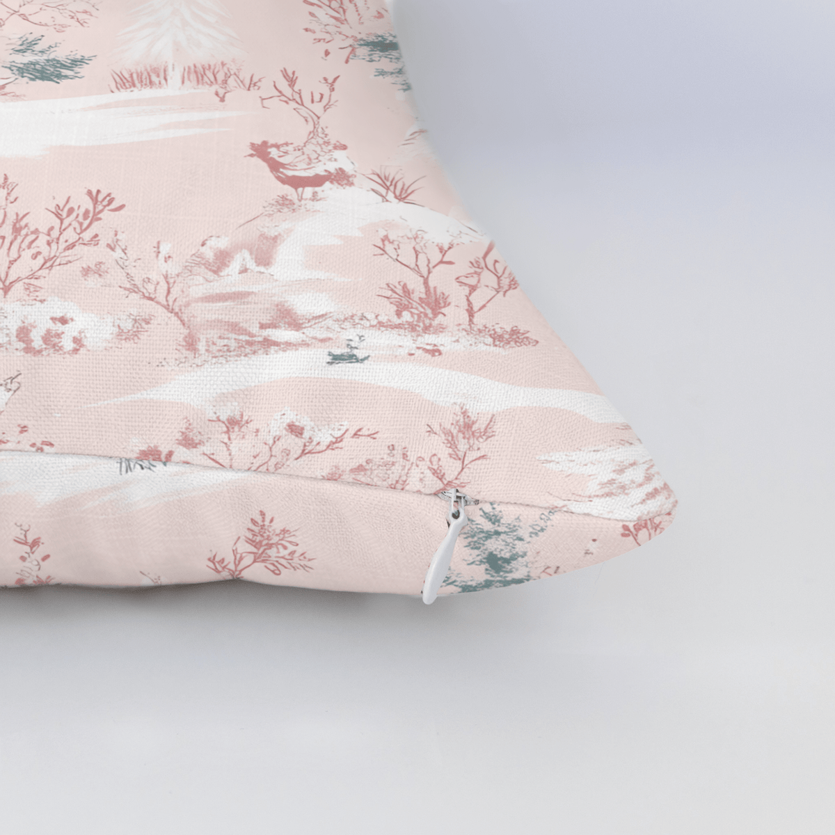 Pastel Frost Toile Throw Pillow - Lemon Park