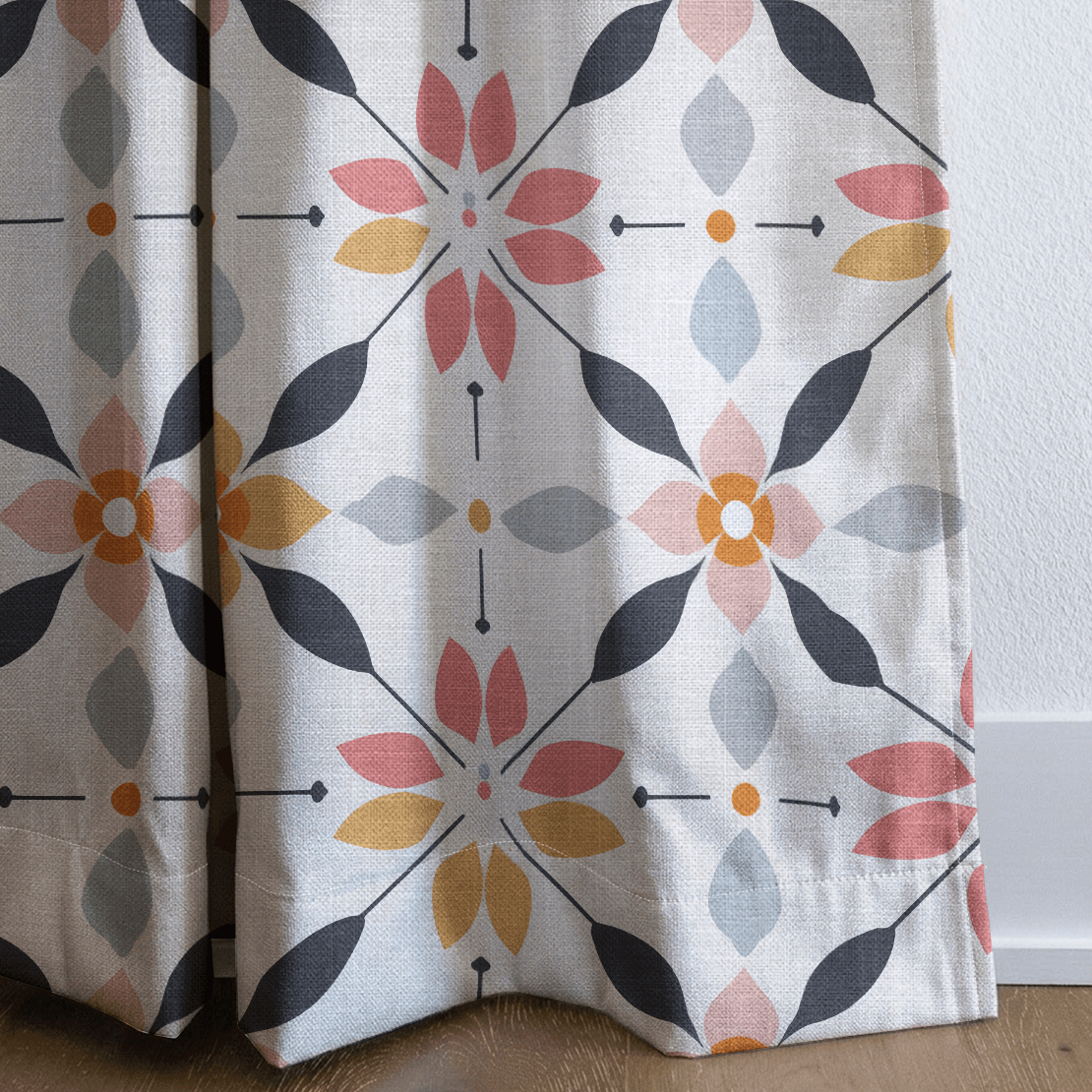 Pastel Lattice - Drapery - Lemon Park