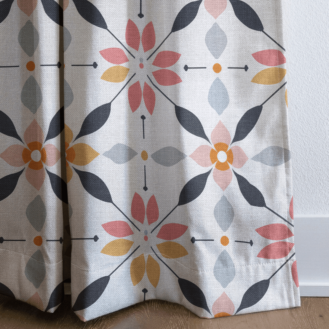 Pastel Lattice - Drapery - Benton Lane Home - Lemon Park