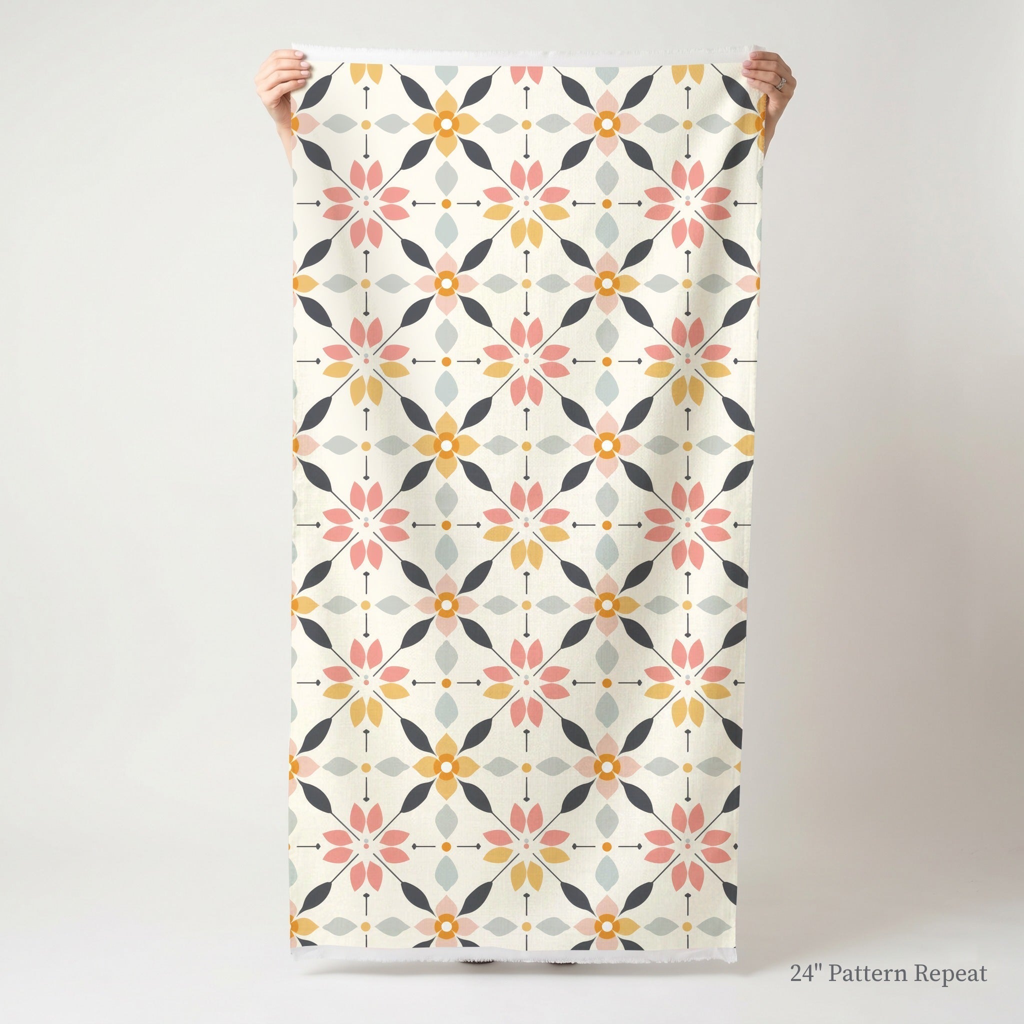 Pastel Lattice - Fabric - Benton Lane Home - Lemon Park