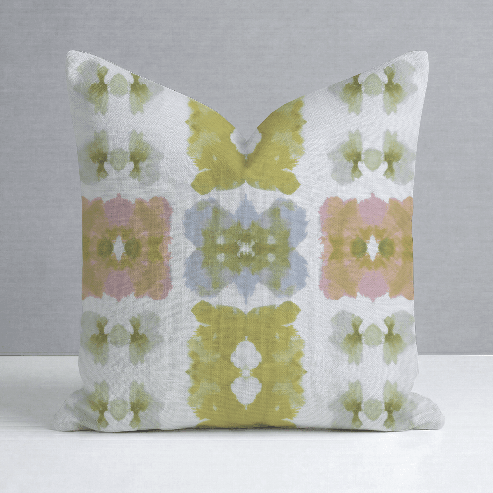 Pastel Loom Throw Pillow - Benton Lane Home - Lemon Park