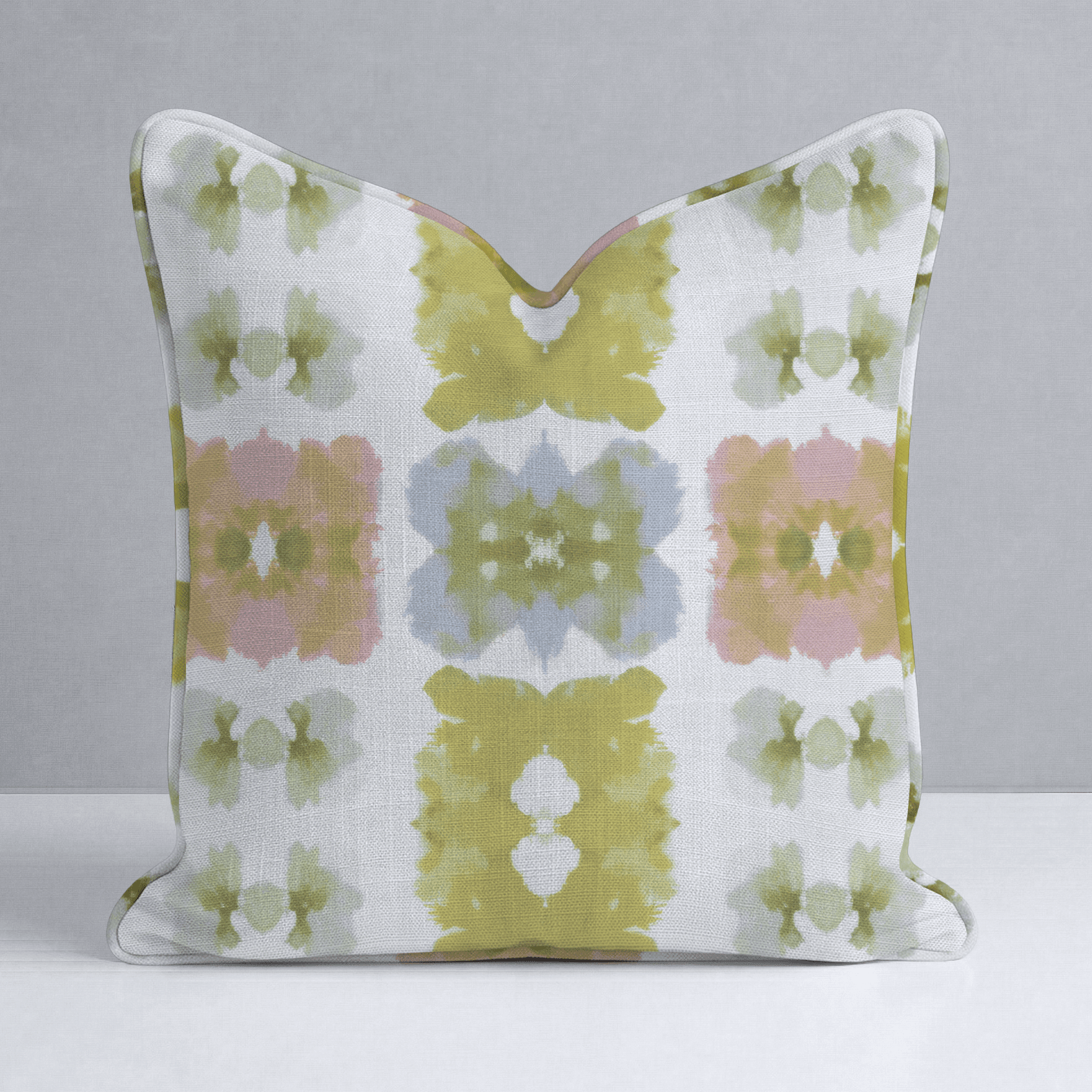 Pastel Loom Throw Pillow - Benton Lane Home - Lemon Park