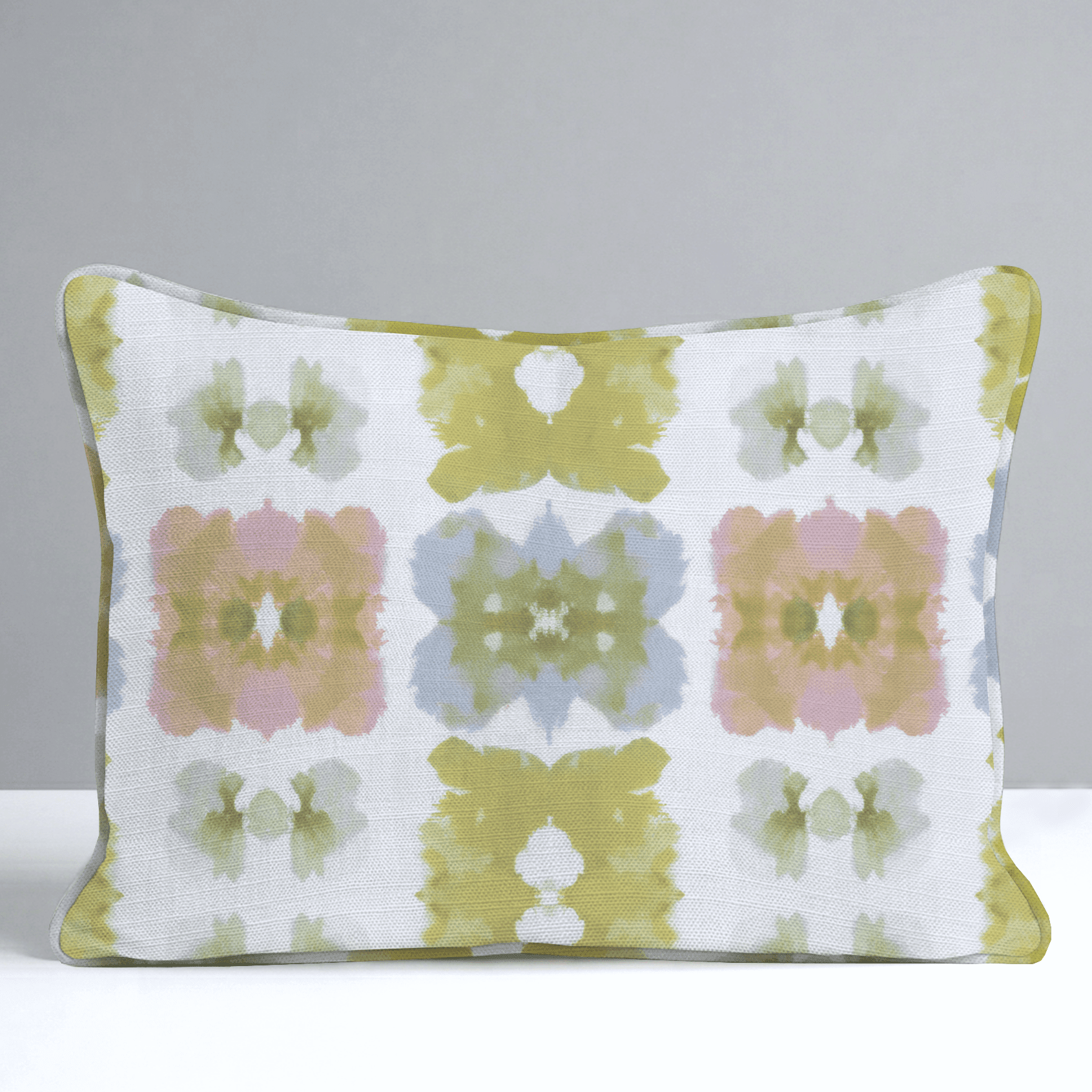Pastel Loom Throw Pillow - Benton Lane Home - Lemon Park