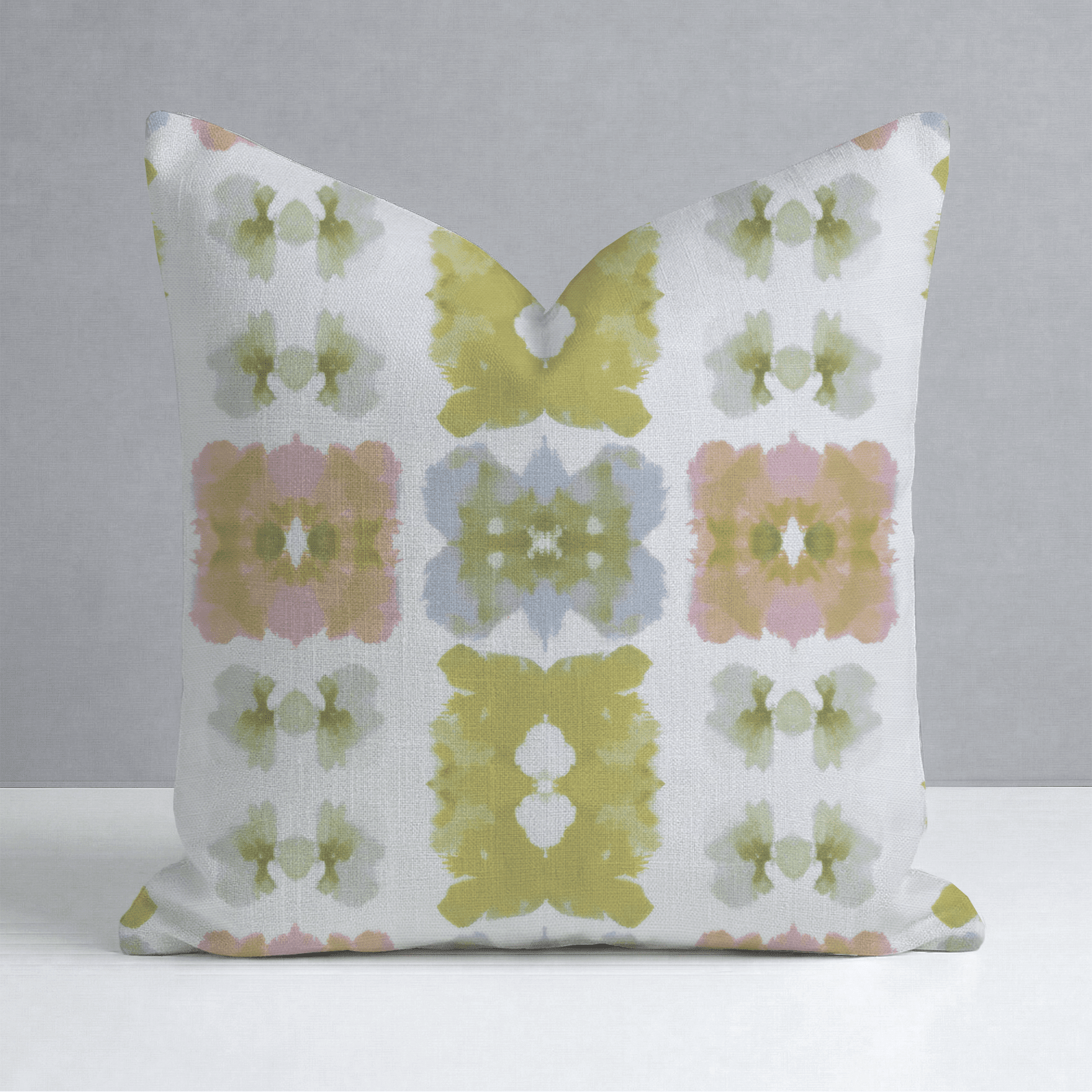 Pastel Loom Throw Pillow - Benton Lane Home - Lemon Park