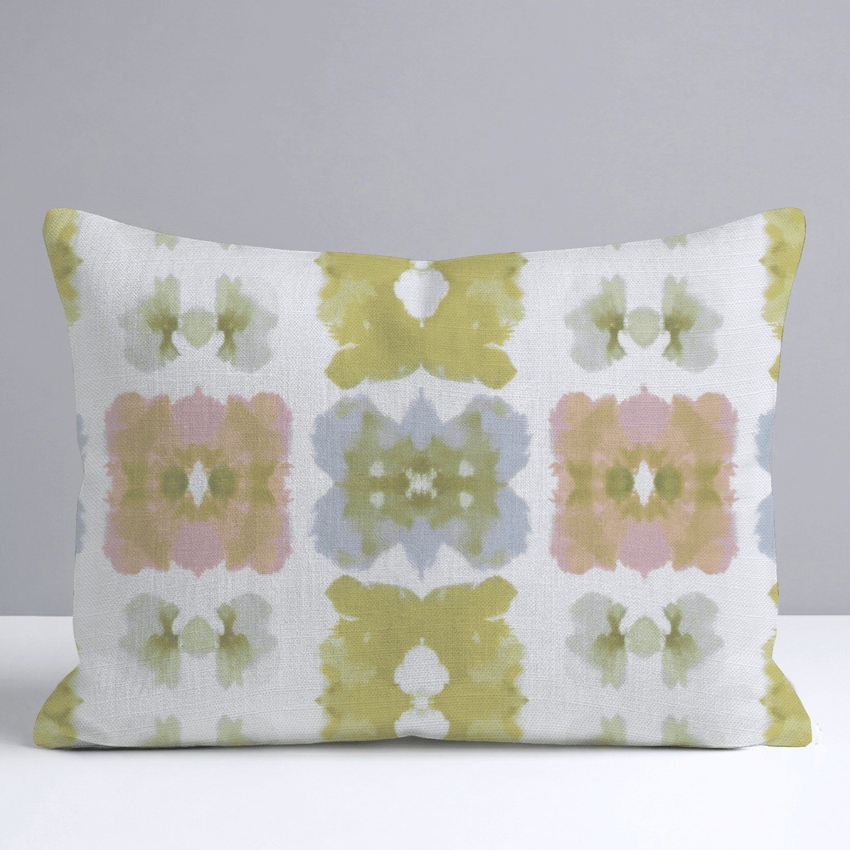 Pastel Loom Throw Pillow - Benton Lane Home - Lemon Park