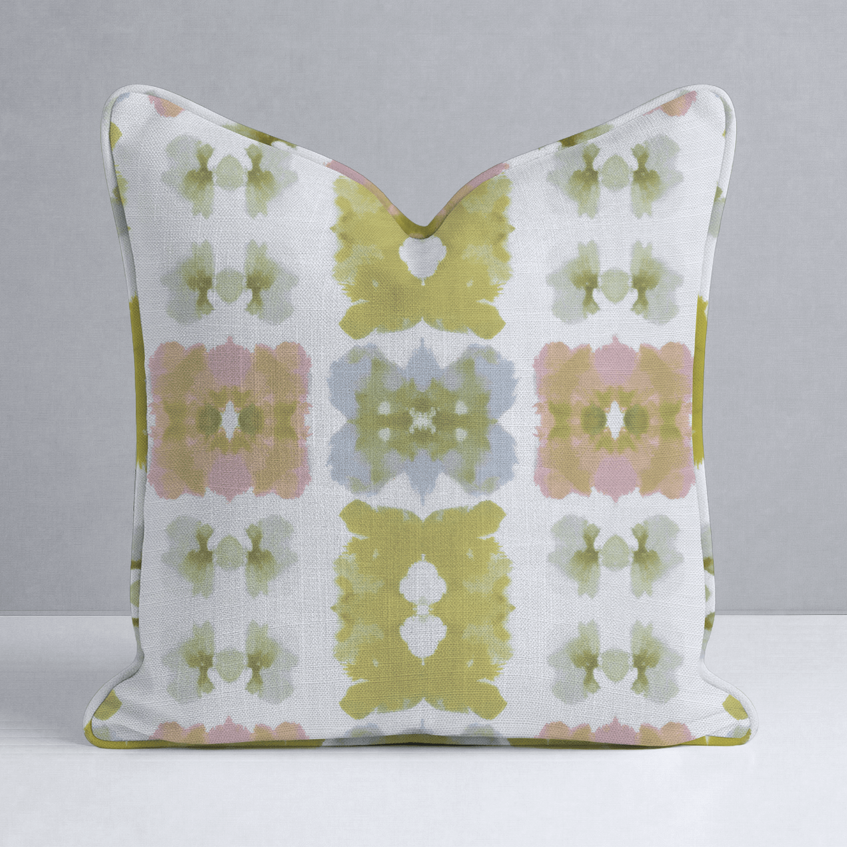 Pastel Loom Throw Pillow - Benton Lane Home - Lemon Park
