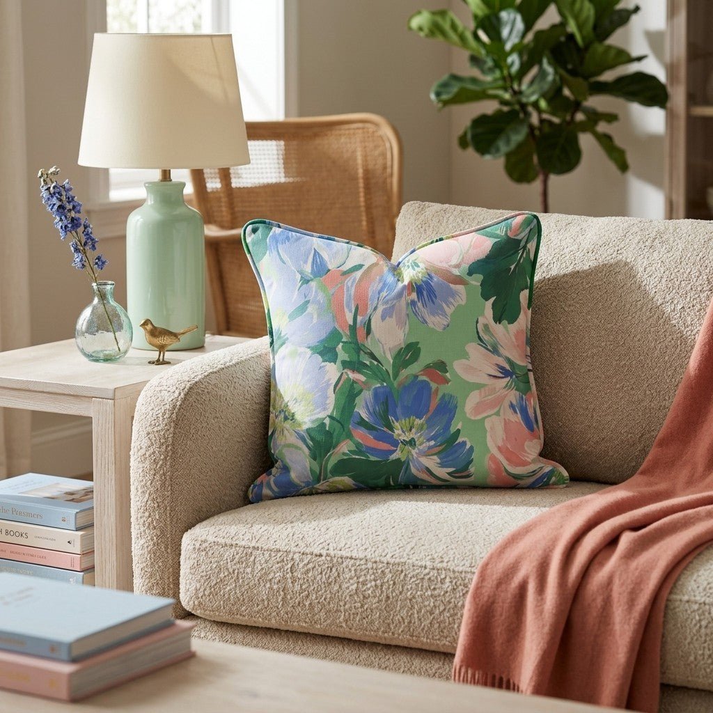 Pastel Morningspng Throw Pillow - Benton Lane Home - Hillcroft Home