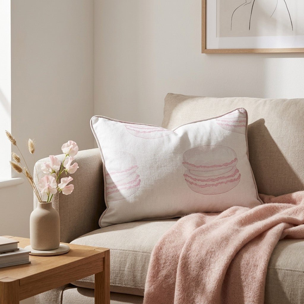 Pastel Paris Throw Pillow - Benton Lane Home - Lemon Park
