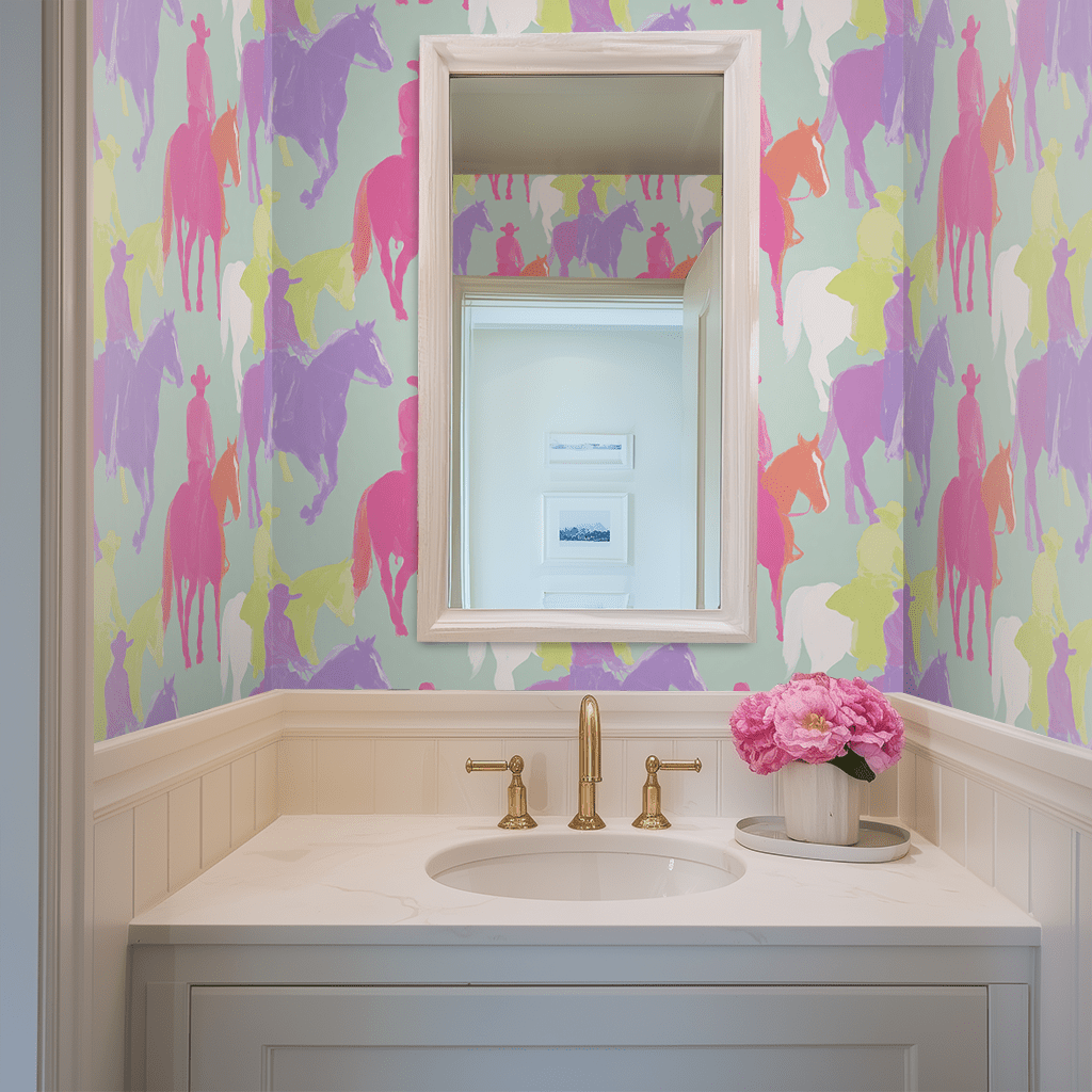 Pasturel Wallpaper - Benton Lane Home - Painted Paper