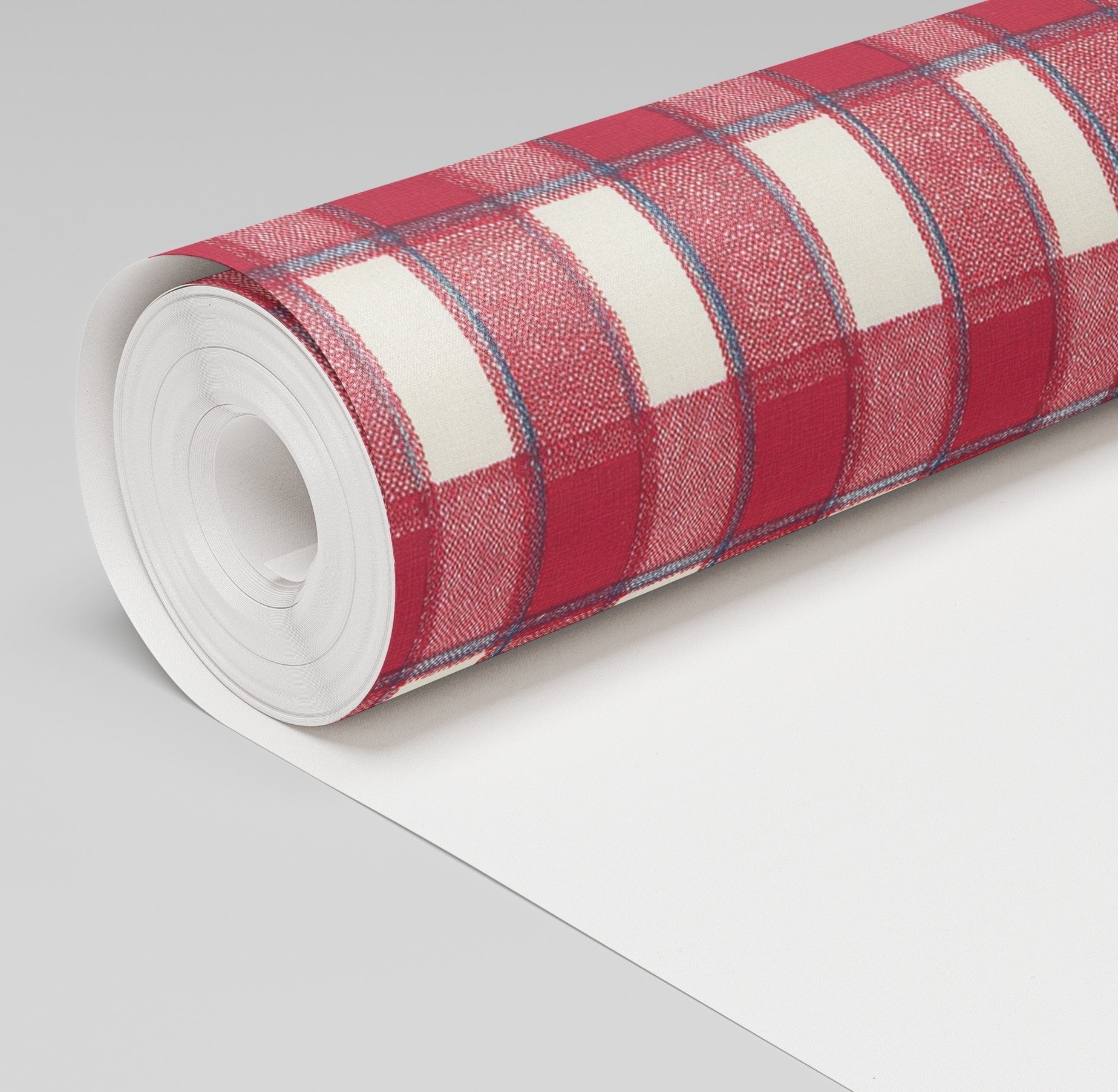 Patchwork Gingham Wallpaper - Benton Lane Home - Painted Paper