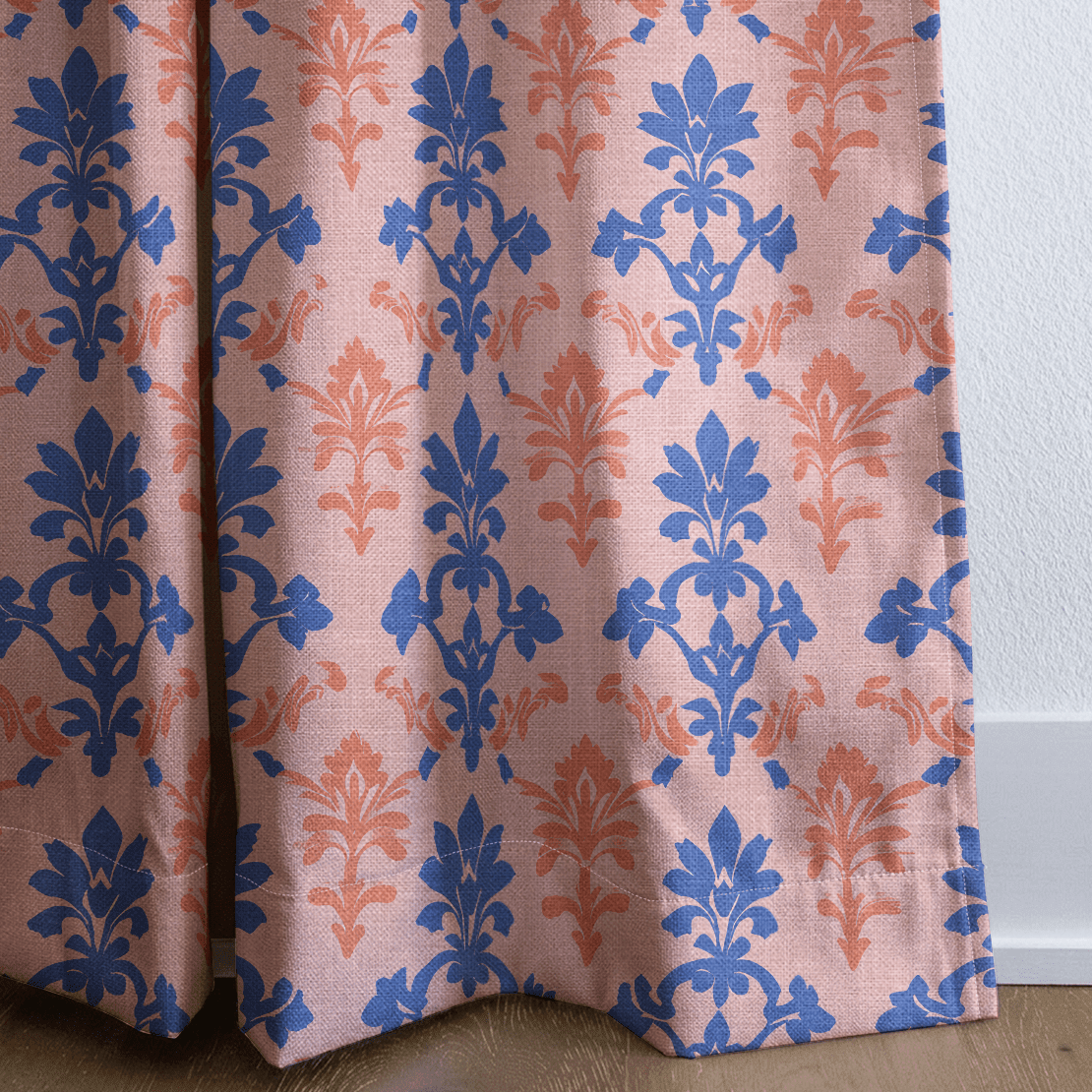 Peachy Elegance - Drapery - Benton Lane Home - Lemon Park