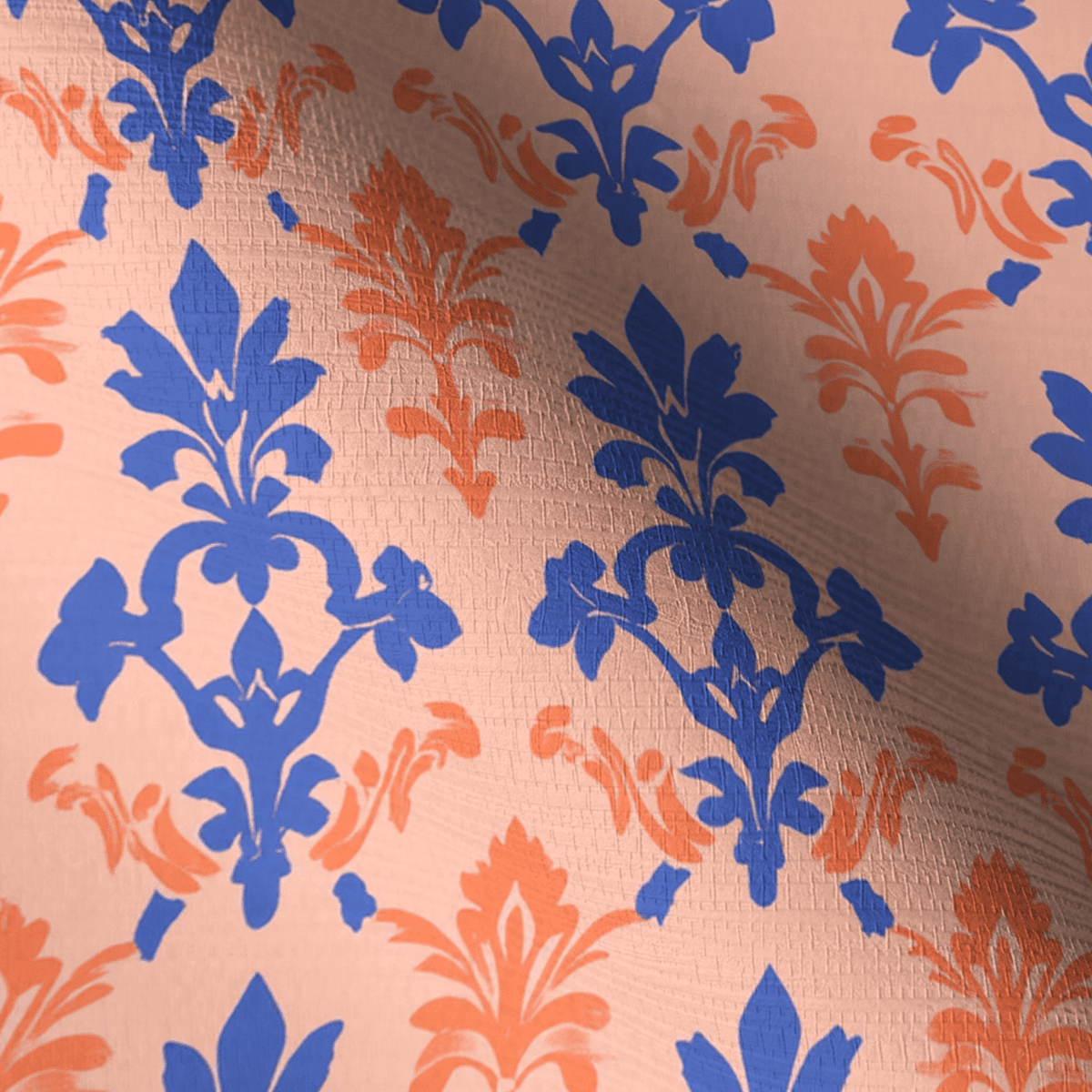 Peachy Elegance Faux Grasscloth Wallpaper - Benton Lane Home - Lemon Park