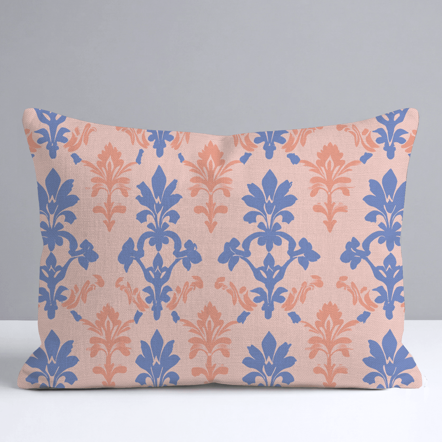 Peachy Elegance Throw Pillow - Benton Lane Home - Lemon Park