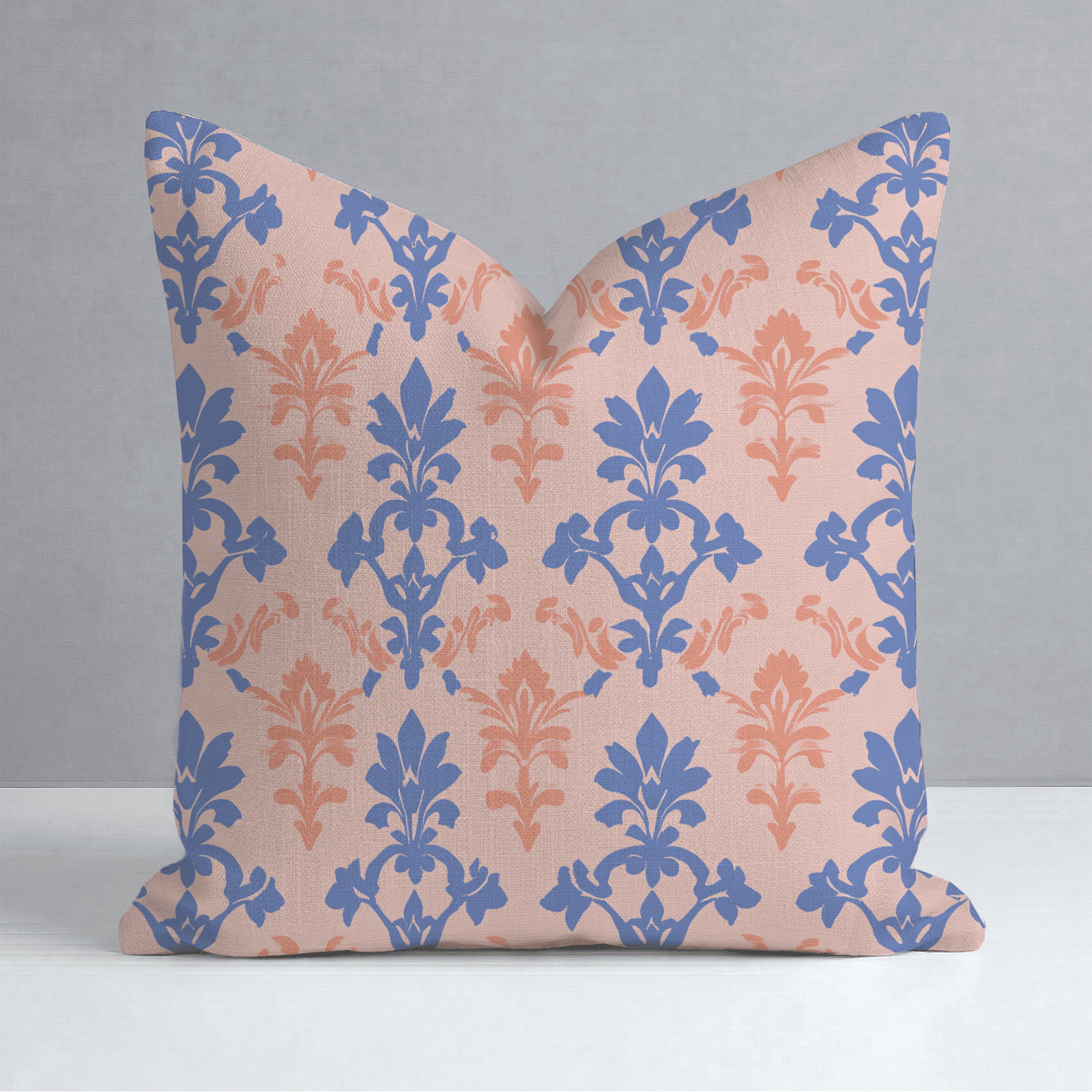 Peachy Elegance Throw Pillow - Benton Lane Home - Lemon Park