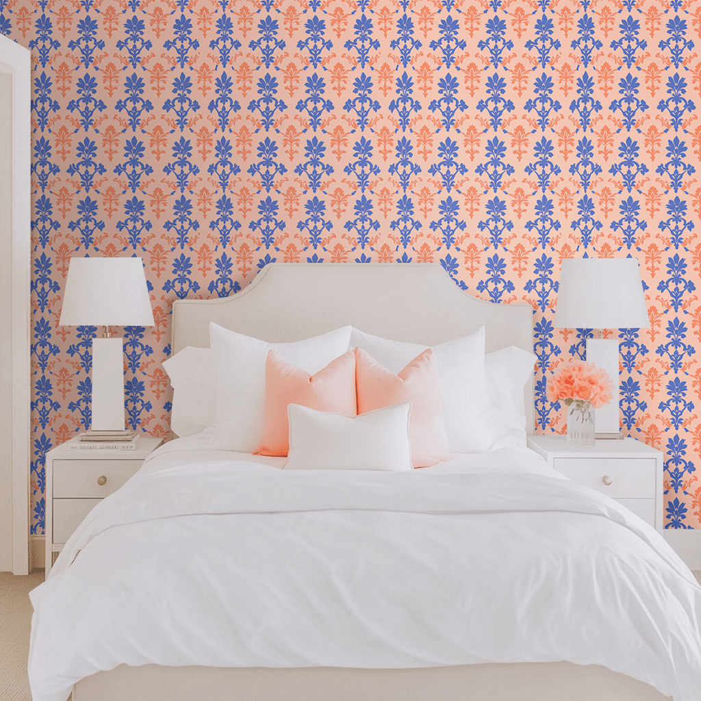 Peachy Elegance Wallpaper - Lemon Park