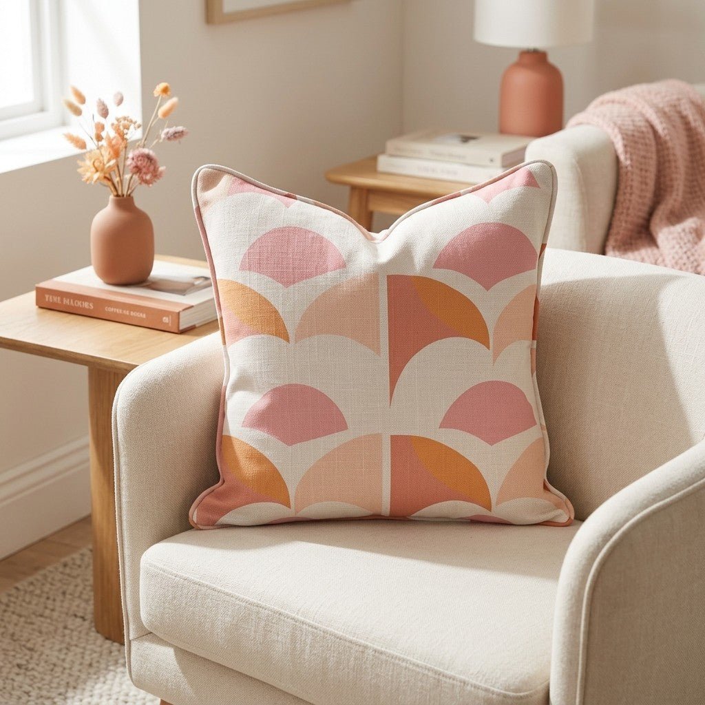 Peachy Pops Throw Pillow - Benton Lane Home - Lemon Park