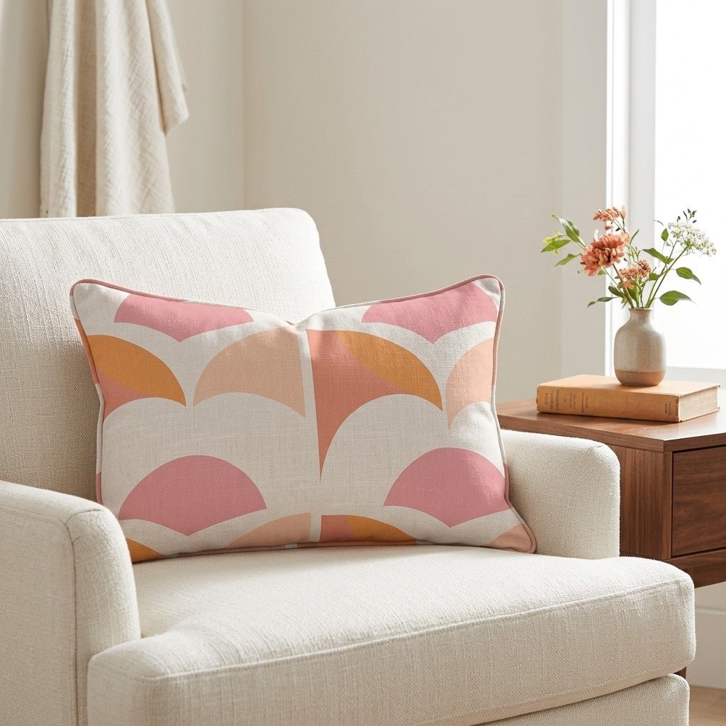 Peachy Pops Throw Pillow - Benton Lane Home - Lemon Park
