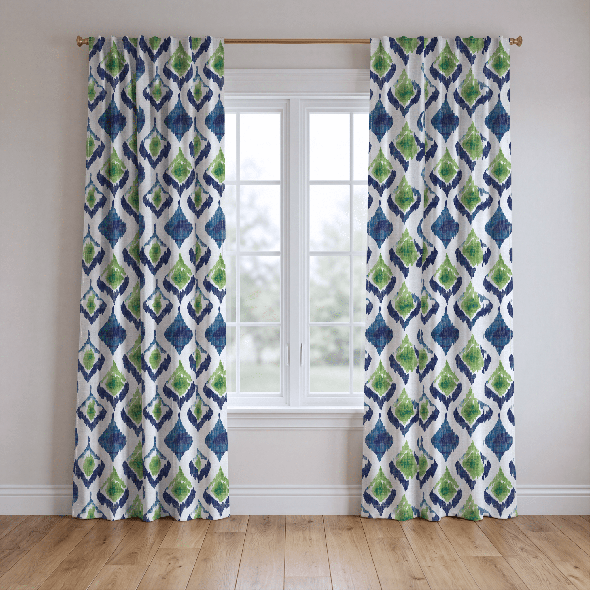 Peacock Paradise - Drapery - Benton Lane Home - Lemon Park