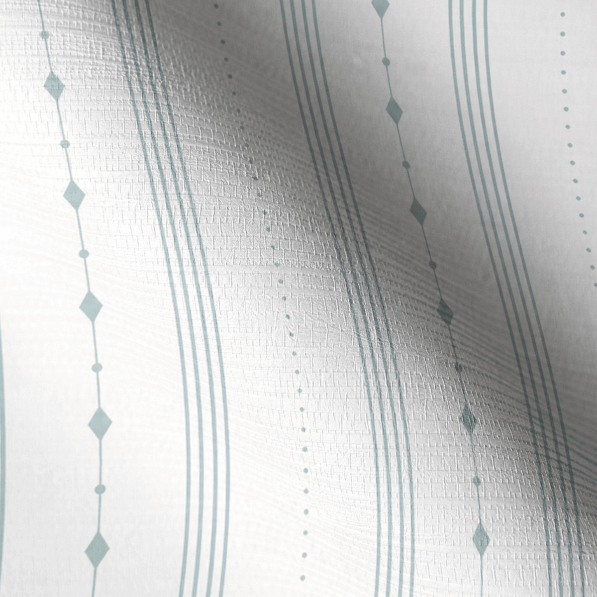 Pearl's Haven Spring Blue Stripes Faux Grasscloth Wallpaper - Lemon Park