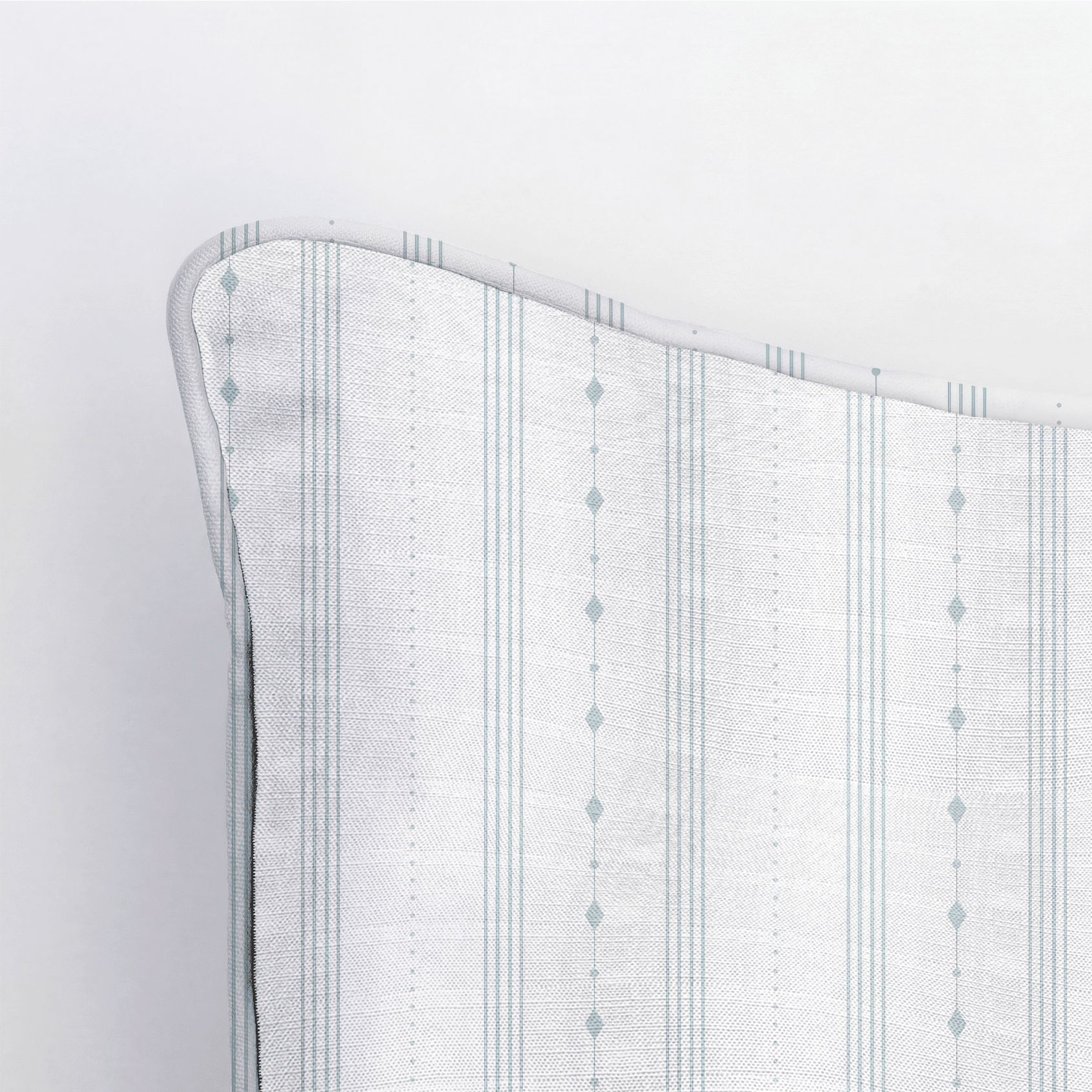 Pearl's Haven Spring Blue Stripes Throw Pillow - Benton Lane Home - Lemon Park