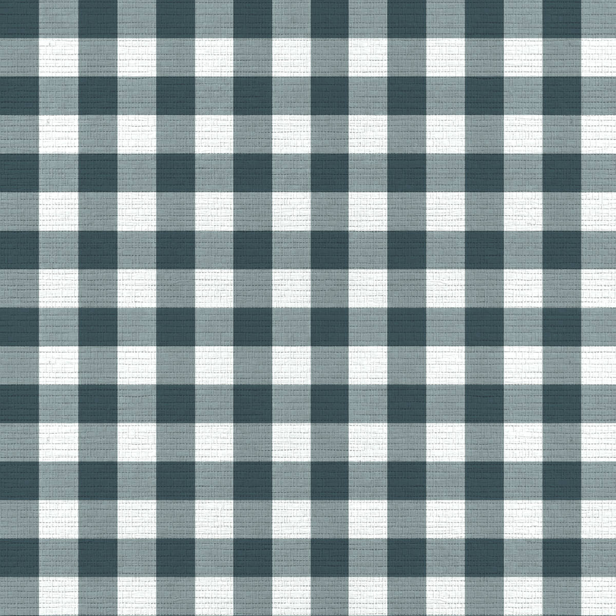 Pearl's Haven Teal Gingham Faux Grasscloth Wallpaper - Benton Lane Home - Lemon Park