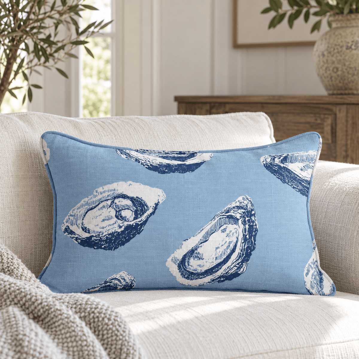 Pearly Throw Pillow - Benton Lane Home - Hillcroft Home