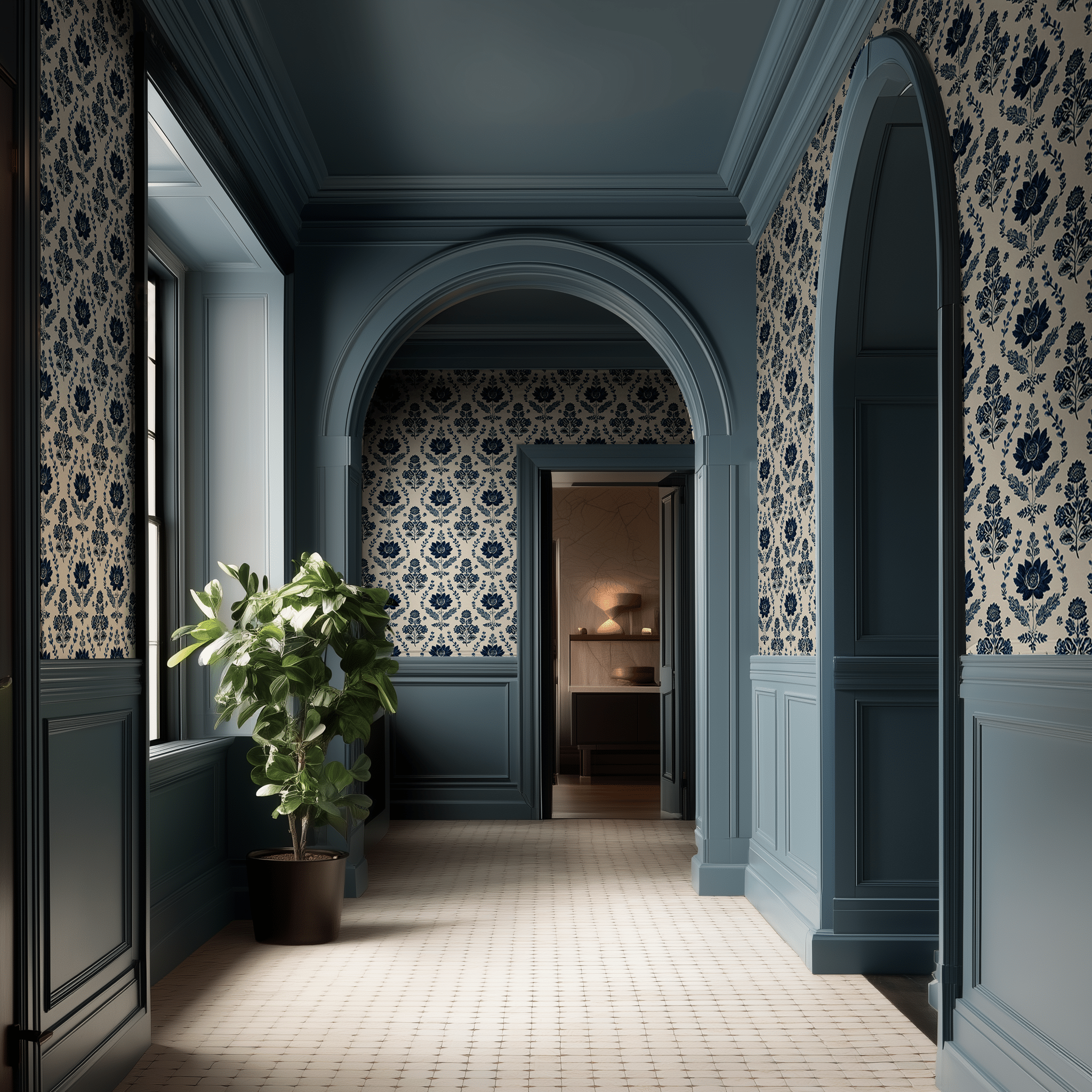 Pembroke Floral Wallpaper - Painted Paper