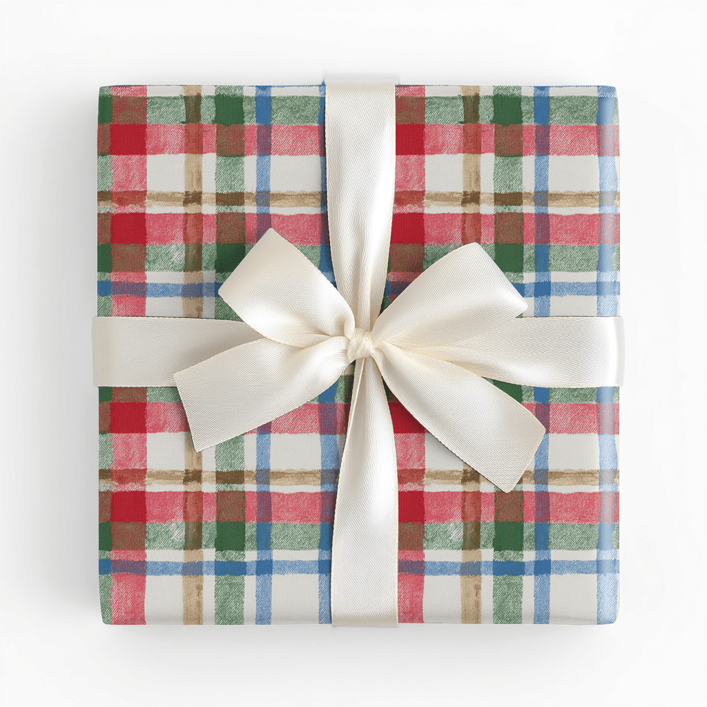 Pembroke Plaid - Wrapping Paper - Benton Lane Home - Lemon Park