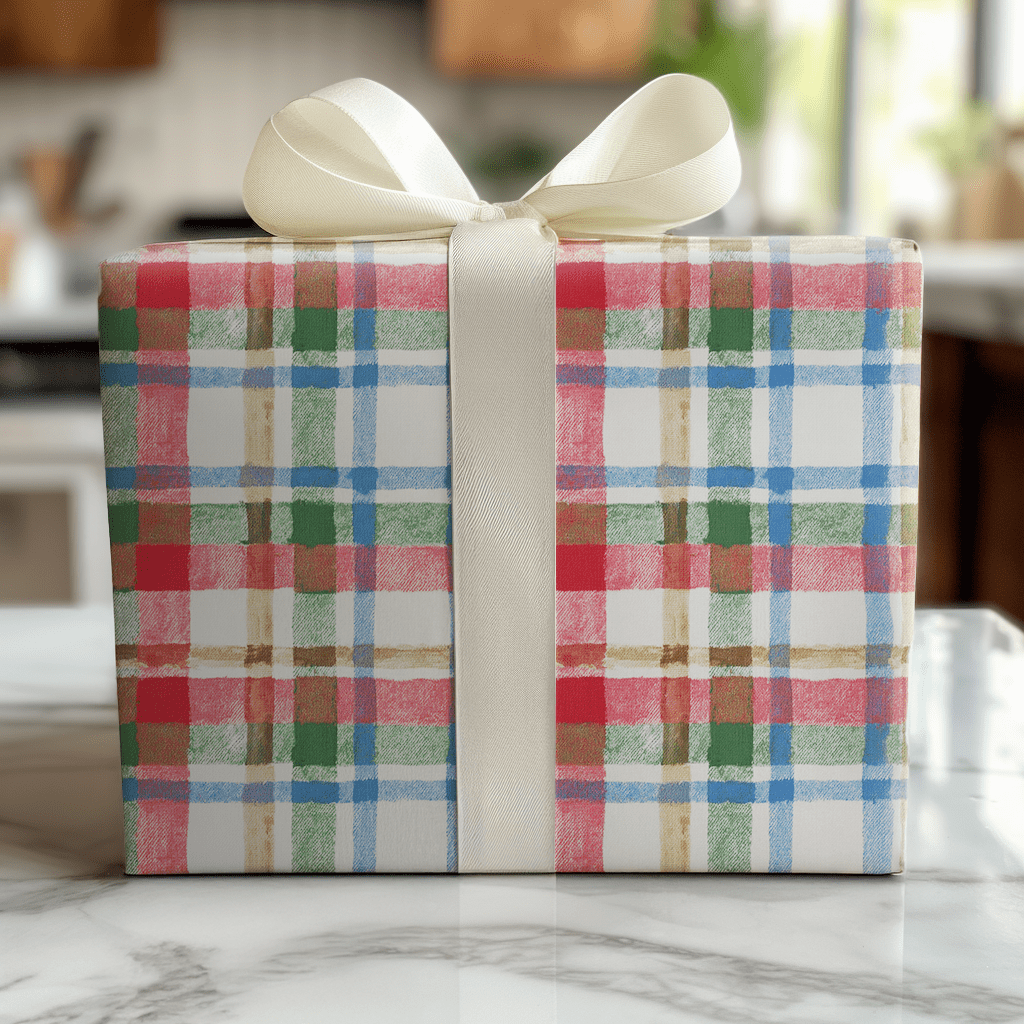 Pembroke Plaid - Wrapping Paper - Benton Lane Home - Lemon Park