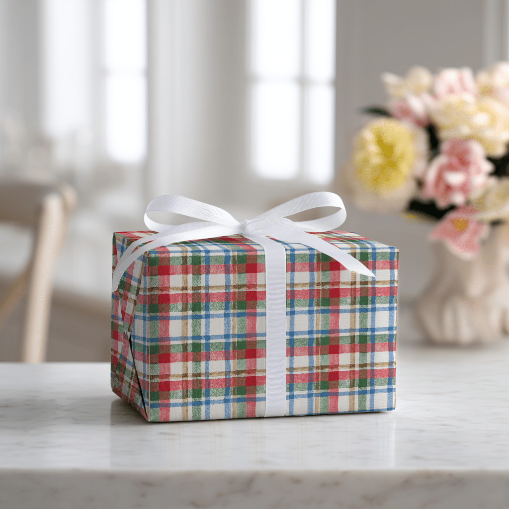 Pembroke Plaid - Wrapping Paper - Benton Lane Home - Lemon Park